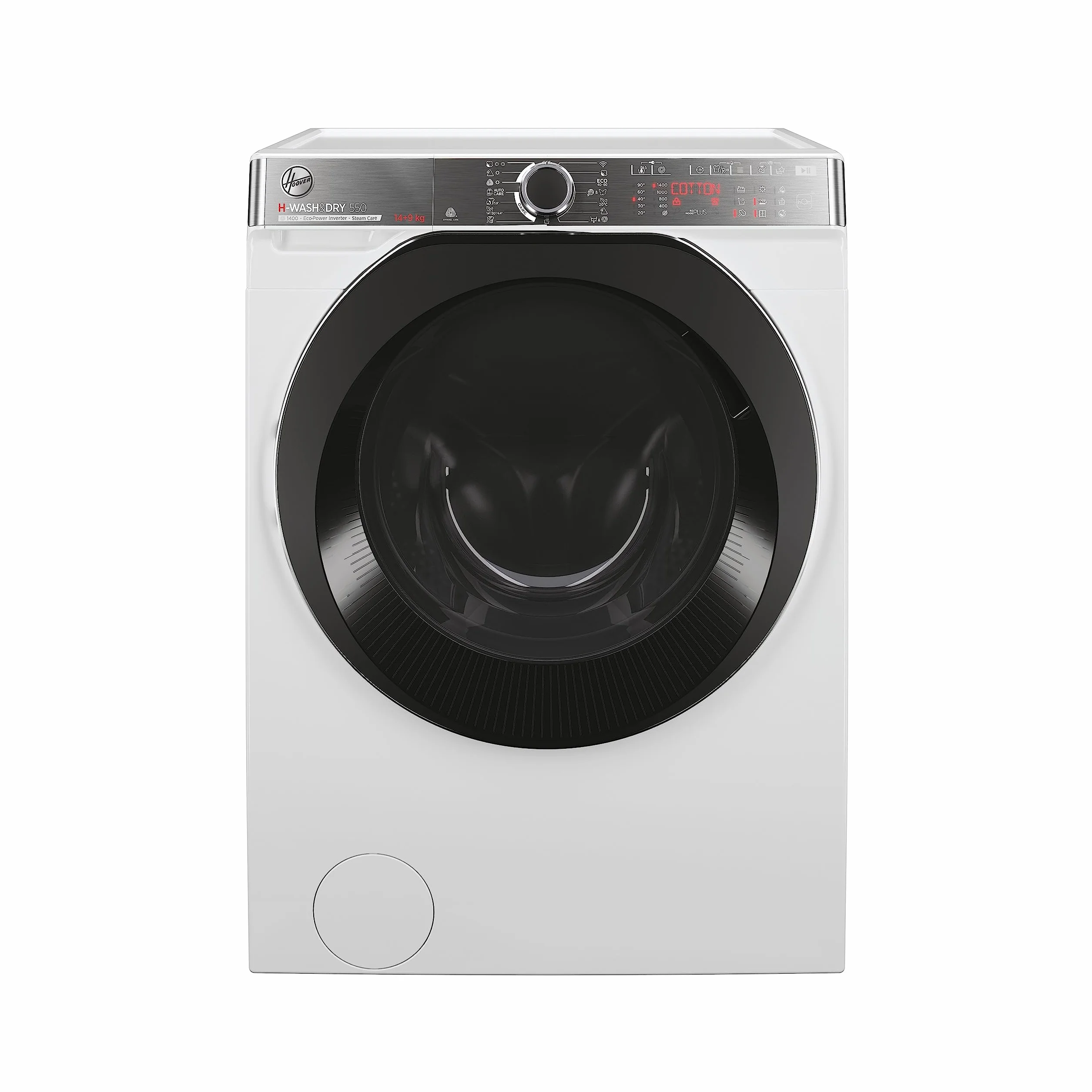 Hoover H-WASH&DRY 550 H5DPB4149AMBC-S Lavadora Secadora 14 kg 9 kg Active Steam Eco Power Inverter Motor WiFi Bluetooth