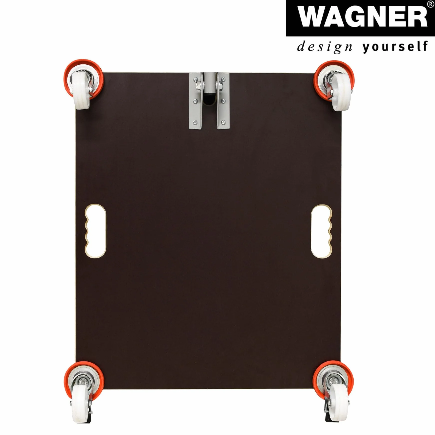 Wagner Carro de Transporte/apilamiento MM 1376-70 x 60 cm - para apilar sillas, Capacidad de Carga de 200 kg, Protege la Pared, Ahorro de Espacio, Antideslizante, Asas de Transporte - 20137601