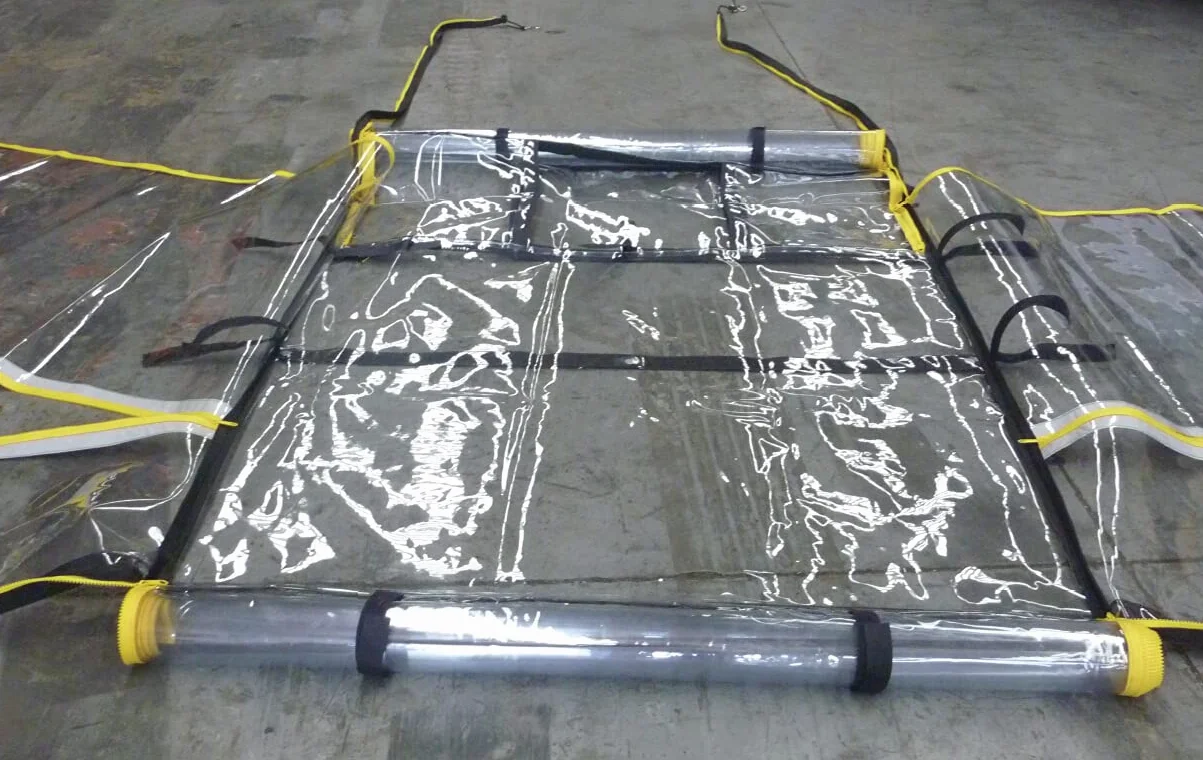Cubierta universal transparente resistente para cabina de carretilla elevadora, protectores impermeables para parabrisas y lluvia, se adapta a carretillas elevadoras de 6000 a 13000 libras