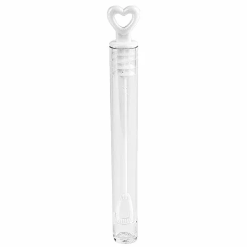 Ideen mit Herz Globos de jabón para boda 48 unidades 5 ml líquido mango de corazón