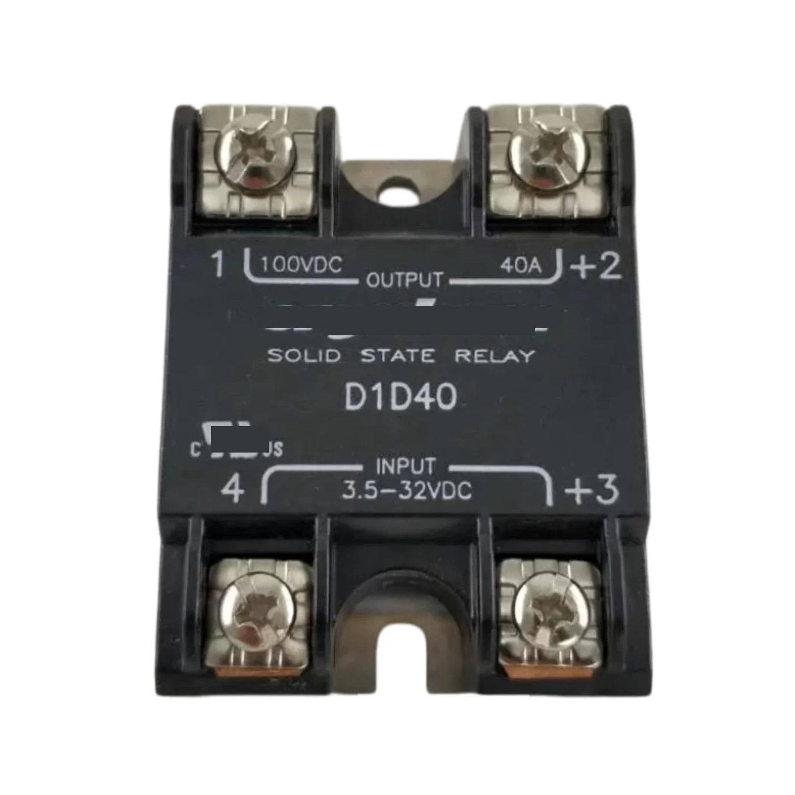 Relé SSR D1D40, relé de Estado sólido 40A 100VDC