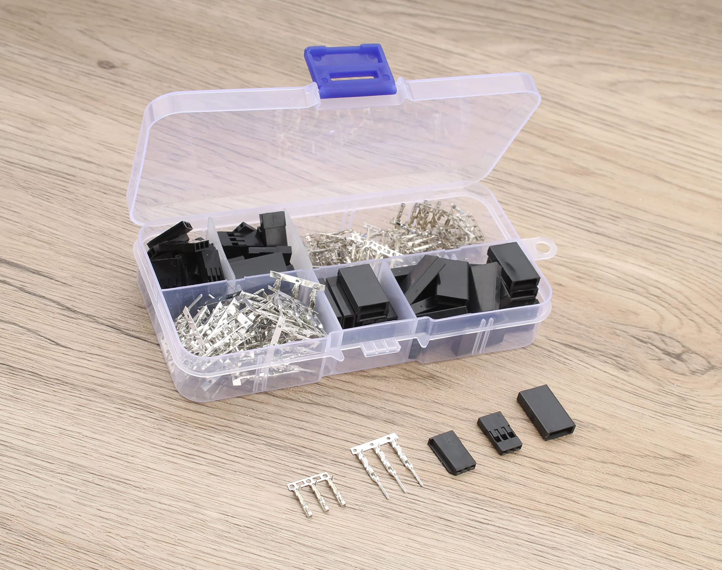 RUNCCI-YUN 180Pcs Dupont Connector Kit 2.54mm JR Futaba RC Servo Extension
