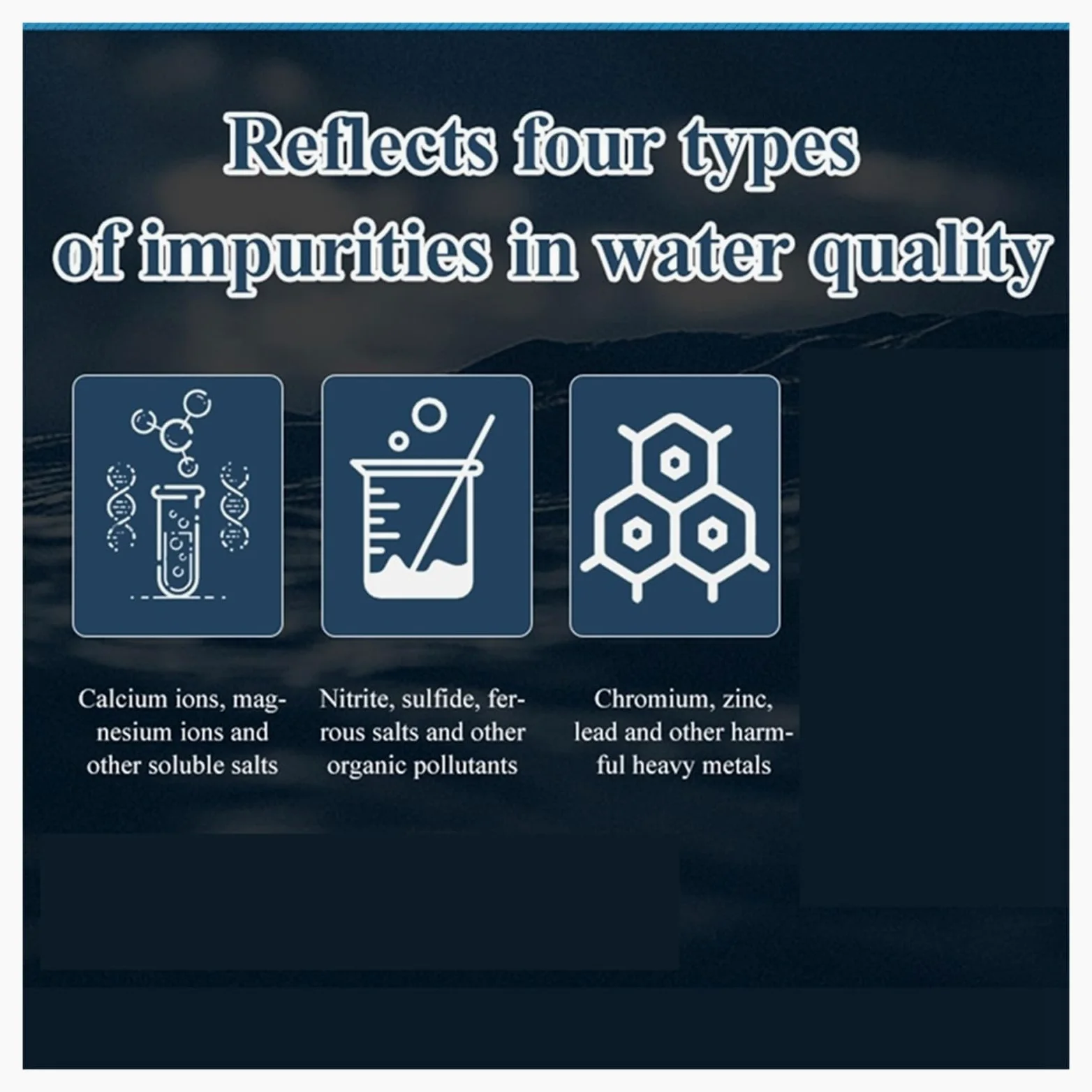 Medidor de PH, Medidor digital de COD, TOC, UV275 y TDS LS310 for agua potable y aguas superficiales.