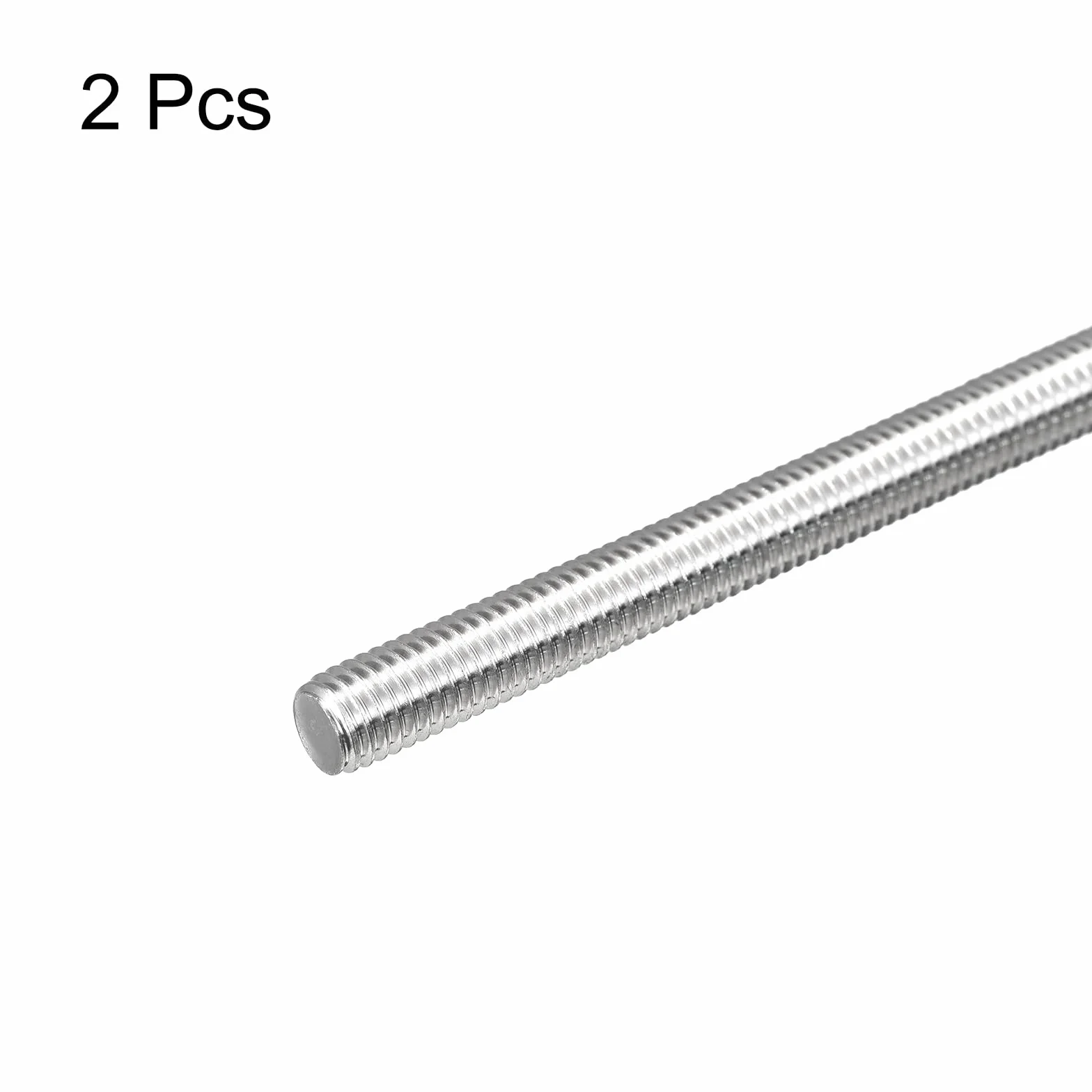 Varilla Roscada M8 x 250mm Paso 1.25mm Acero Inoxidable 304 2 Unidades