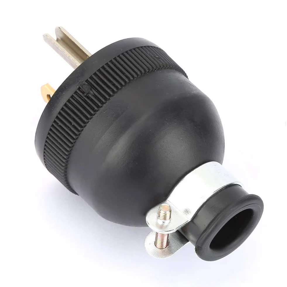 Enchufe de Hoja Recta NEMA 5-15P 15A 125V 2 polos Enchufe de Alimentación de EE. UU. Conector Macho 50-60 (HZ)