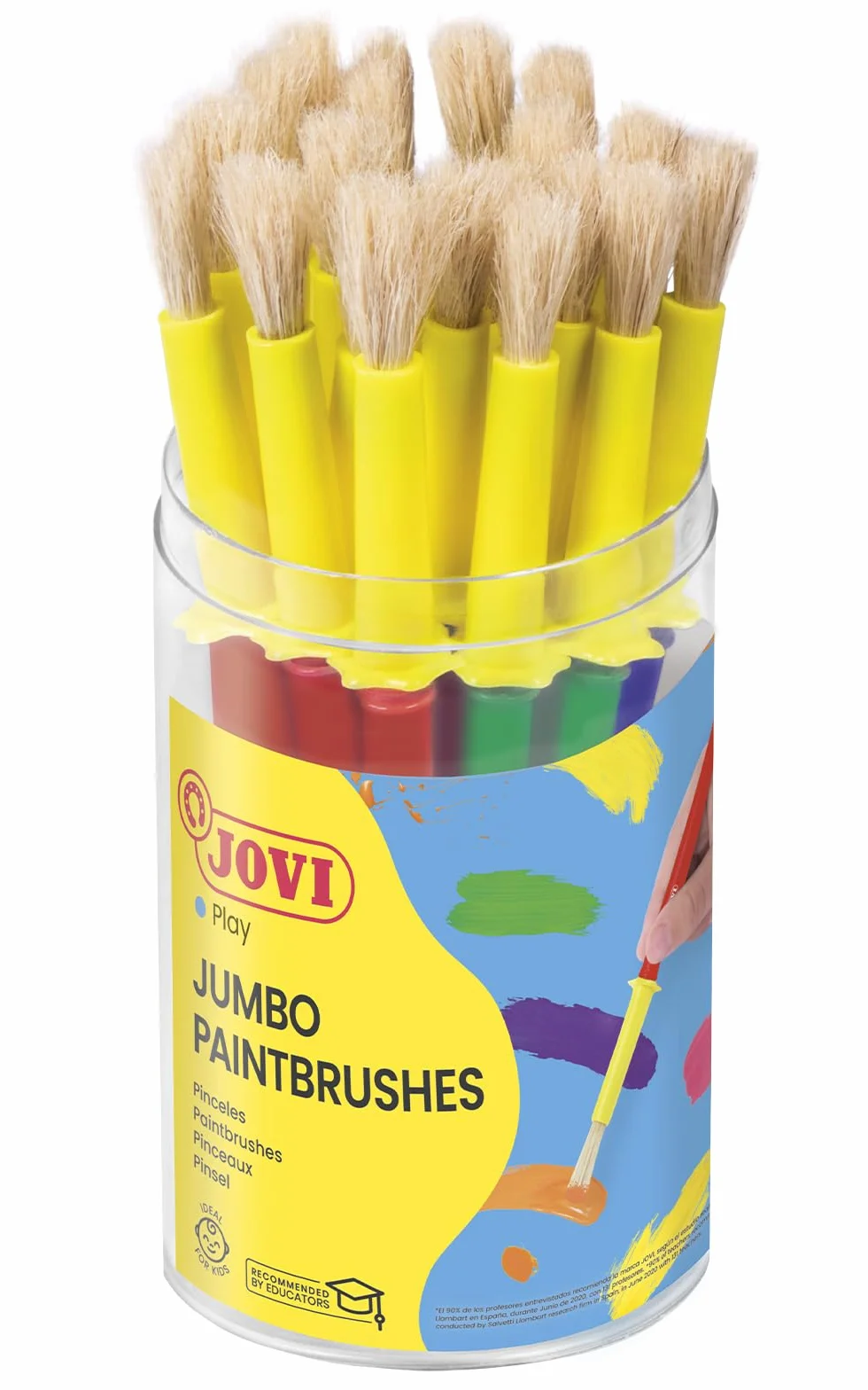 Jovi 806 Bote de 20 pinceles Material de Pintura para Manualidades Dibujo