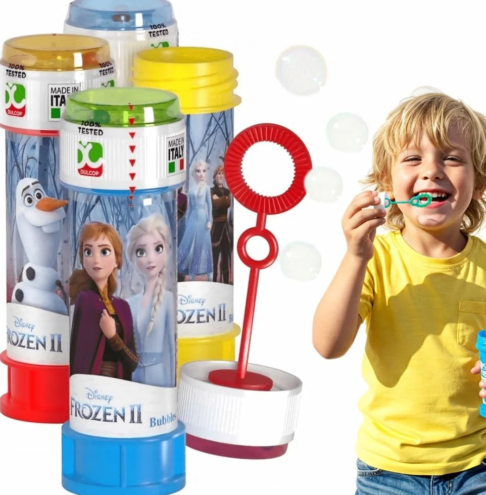 DULCOP Burbujas Frozen Jabón 60 Ml Licencia Oficial Juguete Infantil Aire Libre 3 años