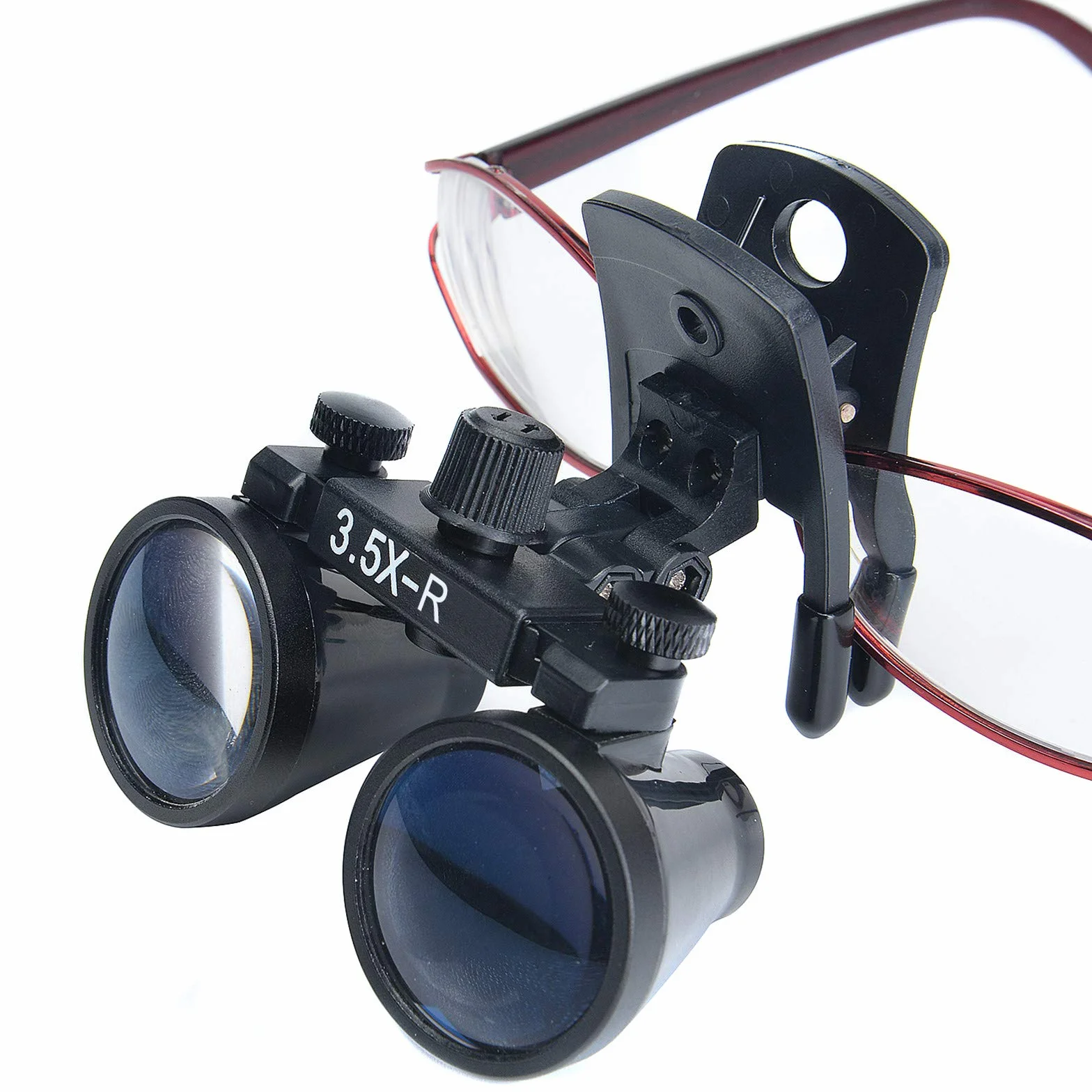 Lupa portátil con clip 3,5X-R para binoculares, lentes ópticos quirúrgicos DY-110