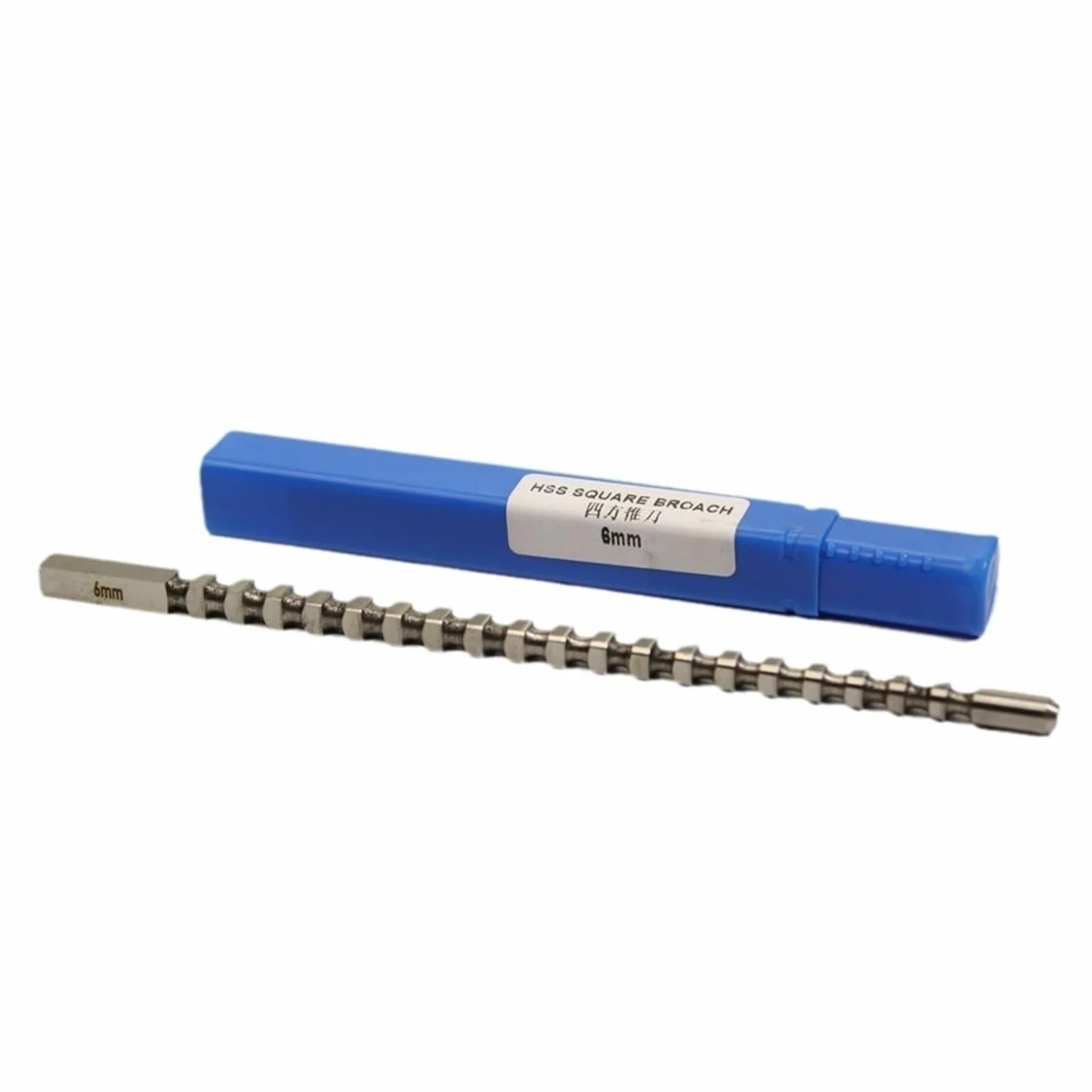 Brocha cuadrada de empuje, herramienta de brochado compuesto de diámetro pequeño for fresado CNC de metalurgia. para metalurgia, torno(1/4)