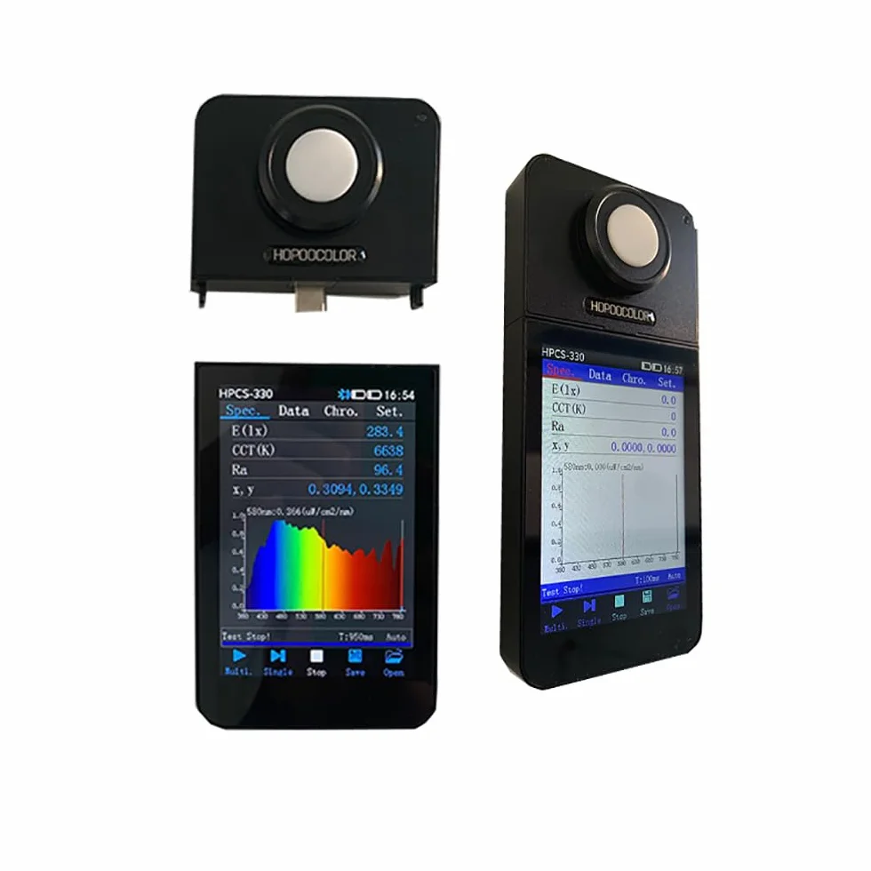 Espectrómetro portátil HPCS-330 Medidor de iluminación espectral 380-780 nm