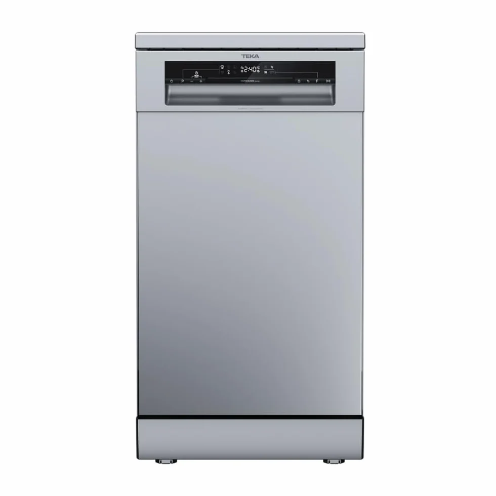 Teka Lavavajillas Libre Instalación 45 cm con Display LED, 9 Cubiertos, Acero Inoxidable DFS 24650 SS