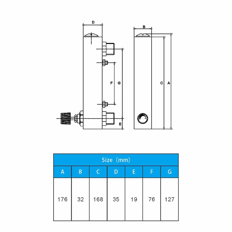 Medidor de flujo de gas LZM-15T Rango 0.6-6 M3/H flujo grande