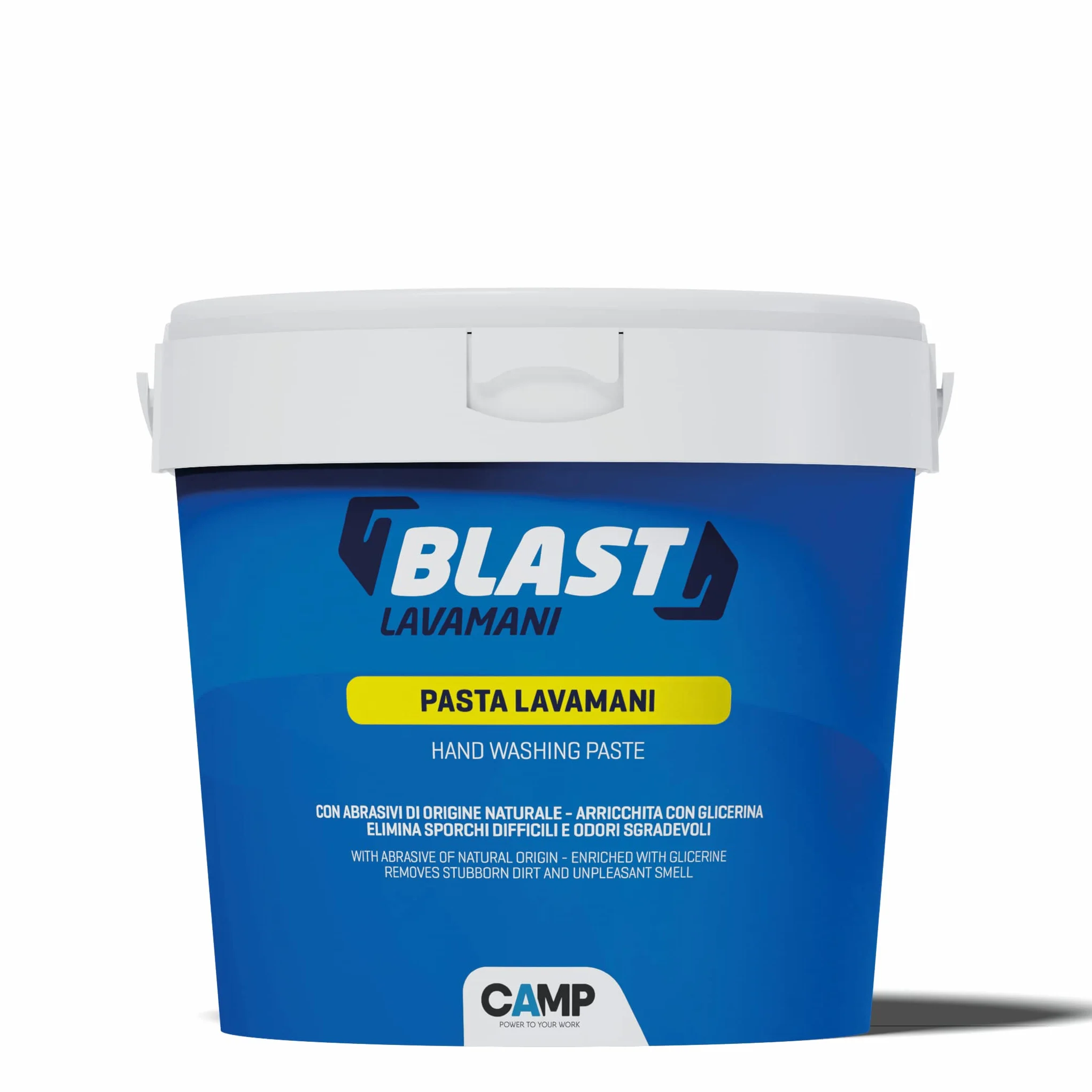 Camp BLAST Pasta Lavamanos con Abrasivos Maturales, Aroma Limón, 4000 ml