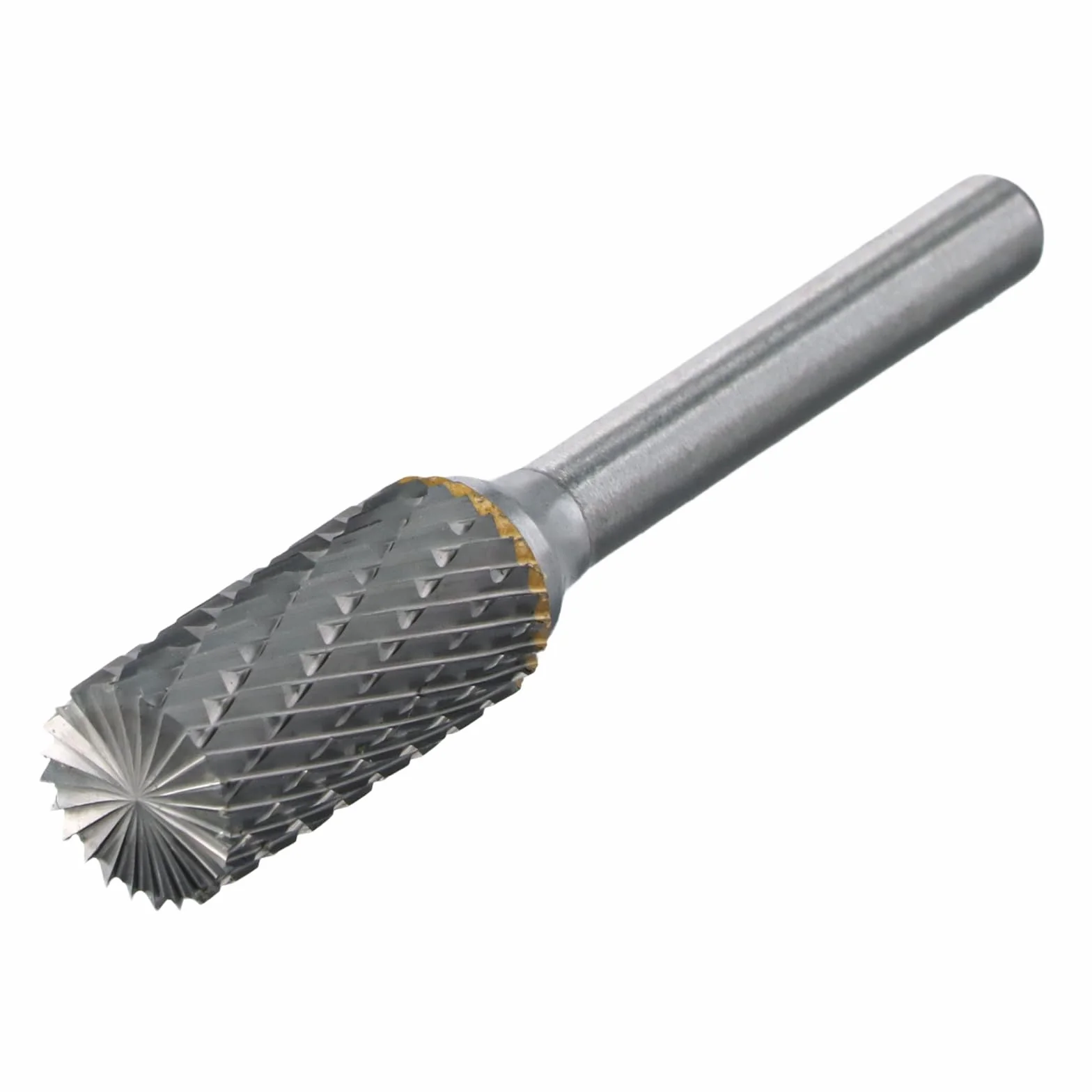 Fresas de metal duro carburo tungsteno vástago 1/4 pulgada lima giratoria doble corte ø 12 mm cilíndrico herramientas corte