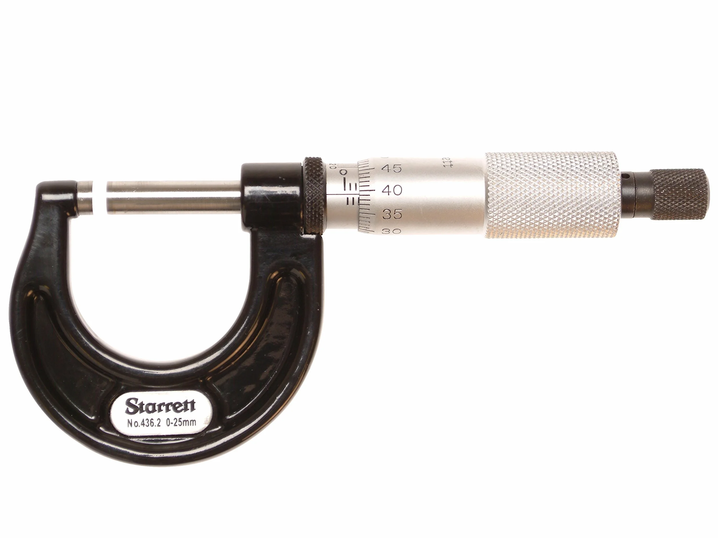 Starrett V436.2MXRL-25 - micrómetro exterior, 0 - 25 mm Graduación 0,001 mm