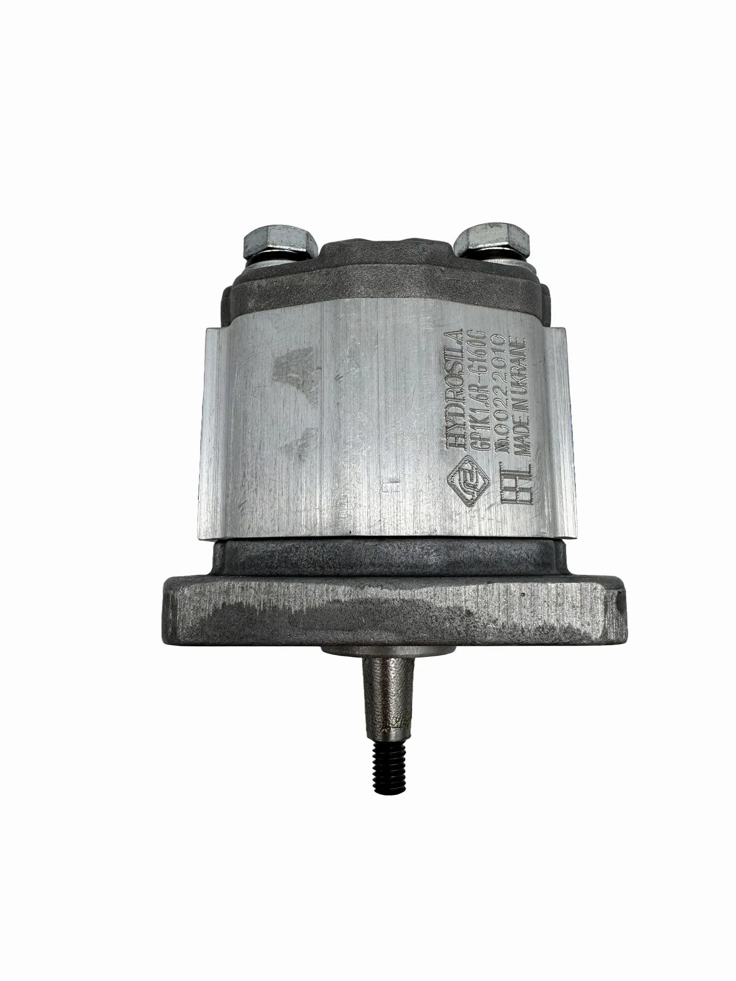 Bomba Hidraulica, 2,4 L/min (16 cc/rev), 250 Bar, Eje Cónico 1:8, Puertos Bridados GAS (BSP), Montaje Europeo Marca Hydrosila. Bomba para Tractor, Bomba para prensa Hidráulica