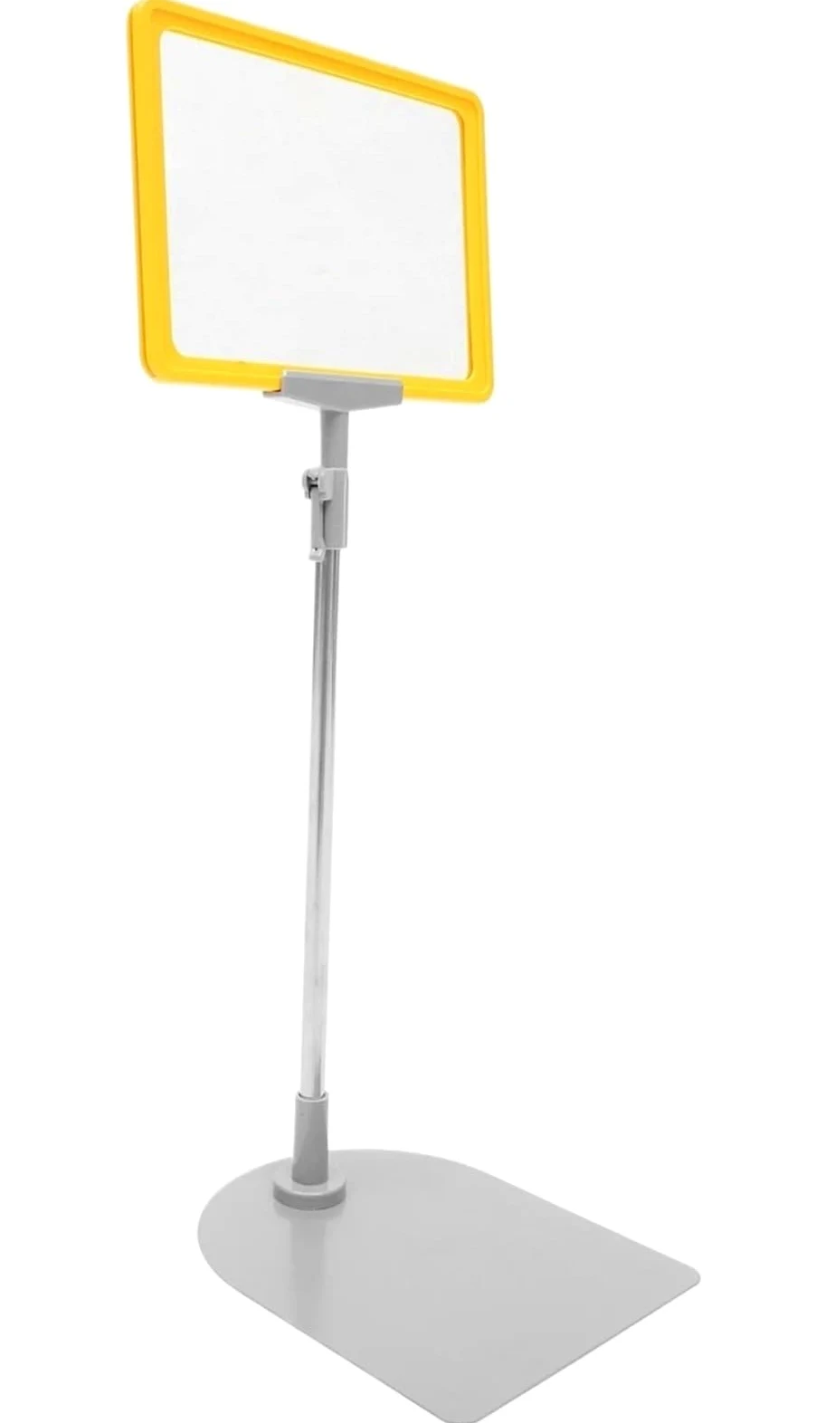 Soporte de clip para carteles, 2/4 piezas, tablero de exhibición de precios, estante de compras, soporte de carteles de plástico, soporte multifunción (amarillo, 4 piezas)