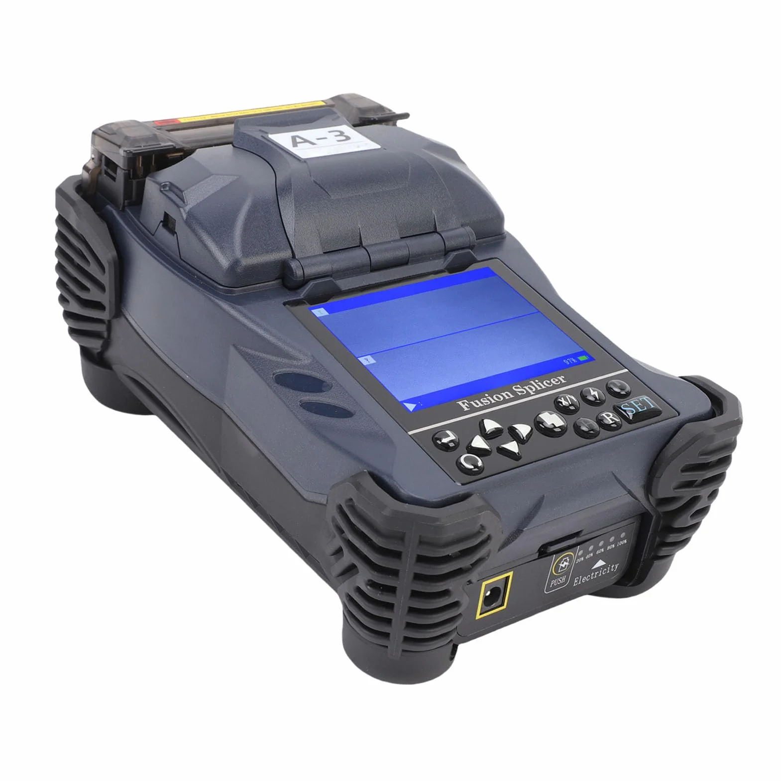 Dpofirs Máquina Dividida de Fibra de Vidrio SPLICIS 9S SPLIMING 26S Calefacción FTTH 100-240V