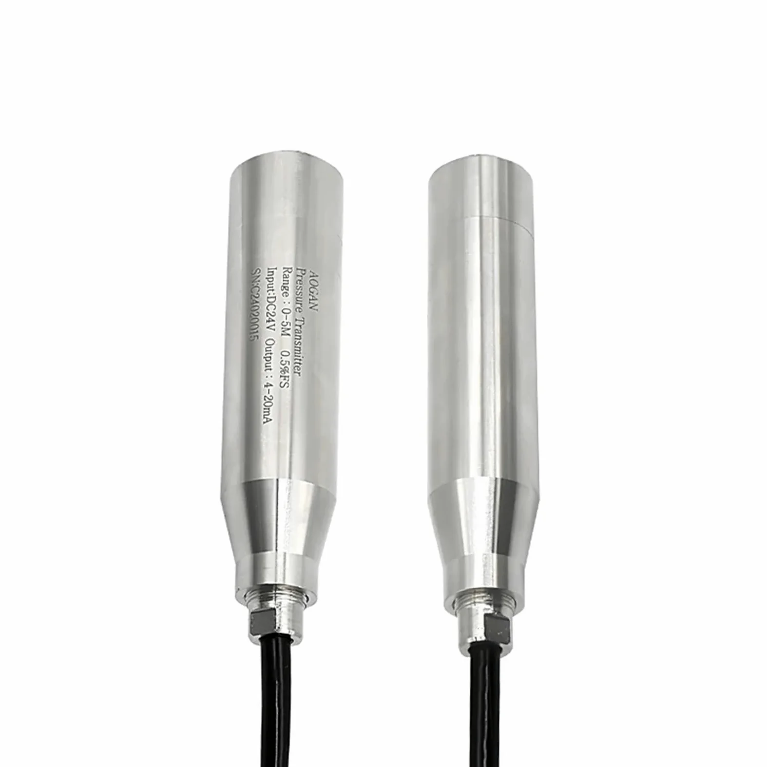 de entrada Transmisor de nivel de líquido, Medidor de nivel de líquido de presión estática, Sonda de sensor de nivel de agua Serie APW