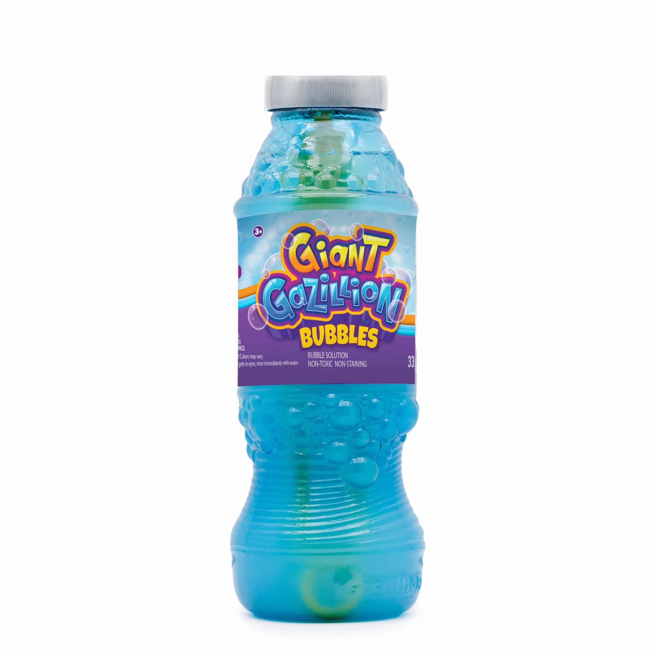 Gazillion Solución Gigante de Pompas 1L Botella Burbujas Gigantes Vibrantes Seguras Niños Fiestas Celebraciones