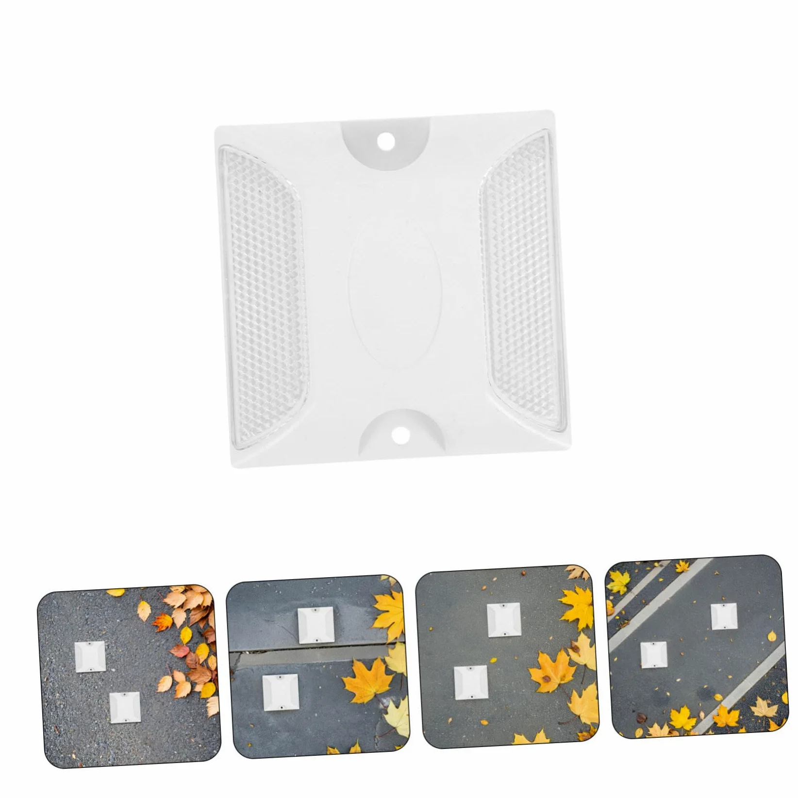 SHINEOFI 3 series Reflectores Para Reflectores Para Carreteras Tacos Reflectantes Para Pavimento Marcadores Reflectantes Para Peatones 10 piezas x 3