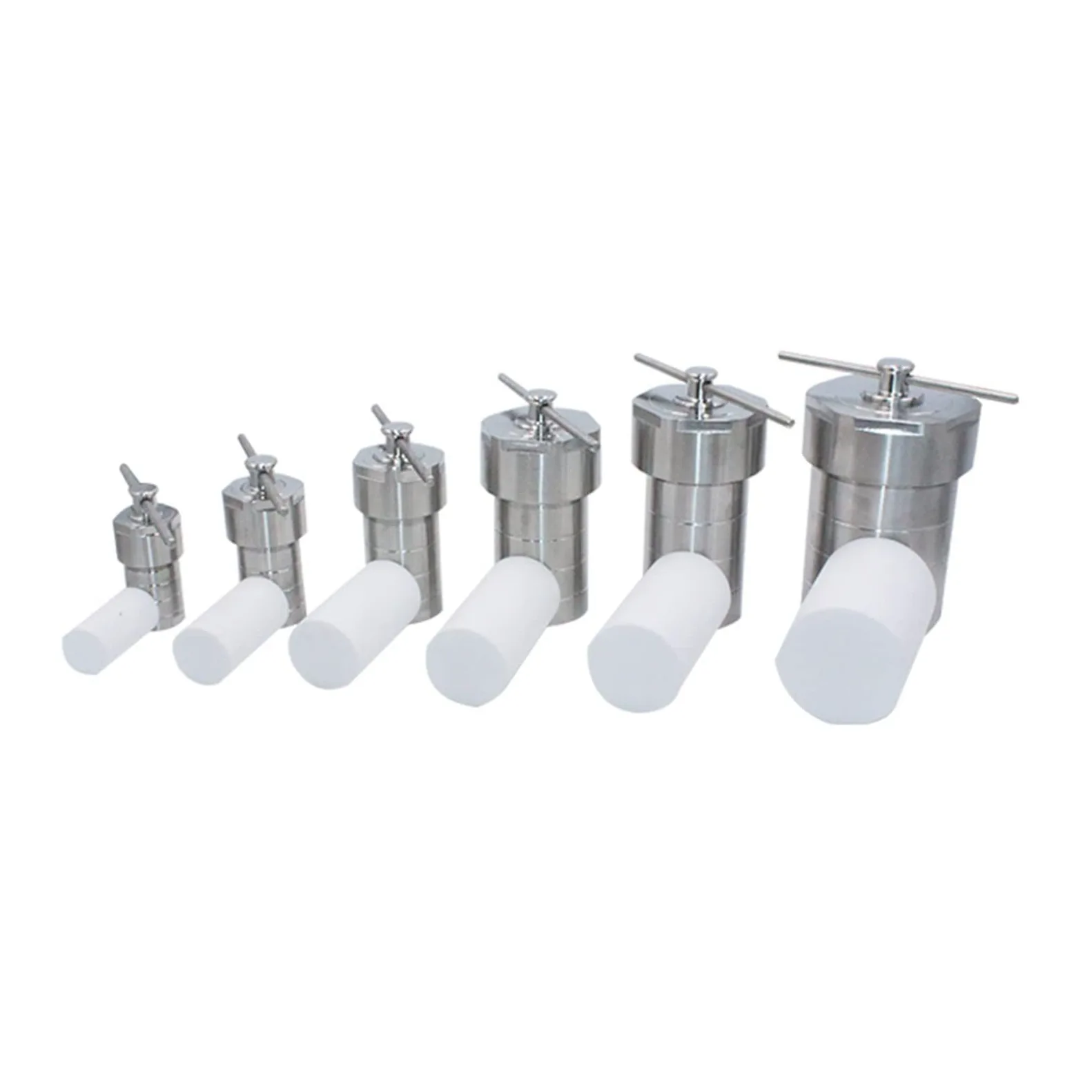 Reactor de autoclave hidrotermal de 5-500 ml con síntesis hidrotermal de cámara de PTFE(50ml)