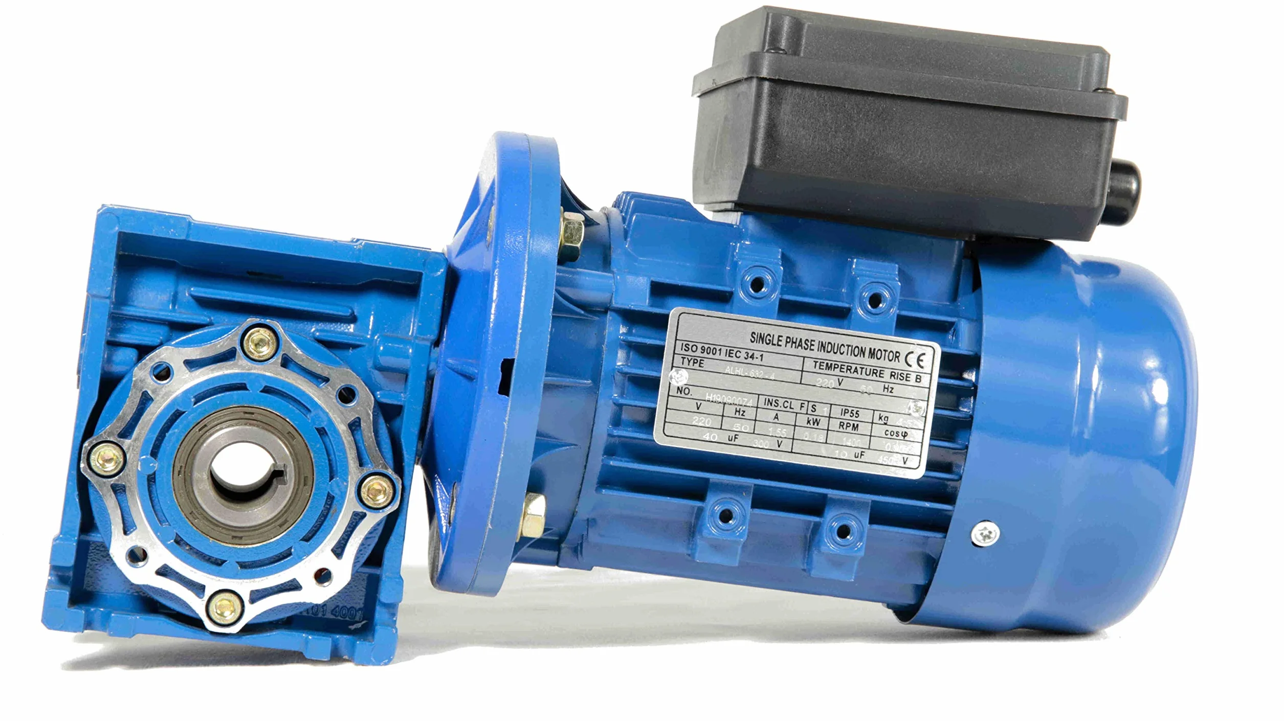 MOTORREDUCTOR MONOFASICO 220V 0,17CV / 0,12KW ARRANQUE MEDIO (46 RPM DE SALIDA)