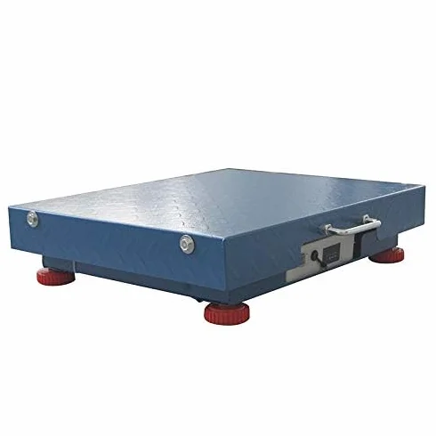 KATSU Balanza Industrial de Plataforma 300kg Electrónica Recargable Báscula Postal Digital con LED Pantalla y 42 x 52cm Plataforma de Acero a Prueba de Herrumbre para Envío de Paquetes Almacén
