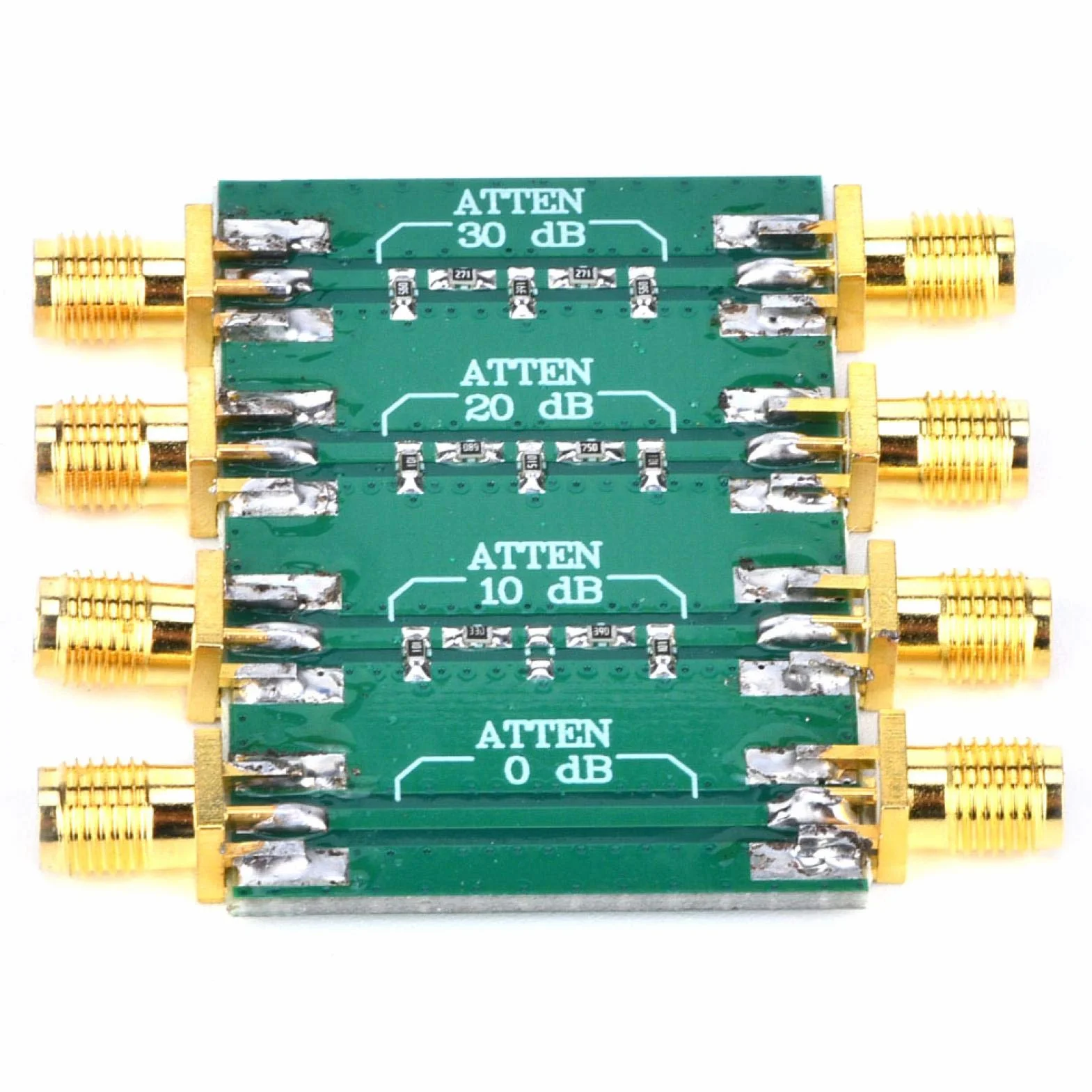 SMA Double Female RF Attenuator Fixed Damper for Electronic Devices Signal Adjustment