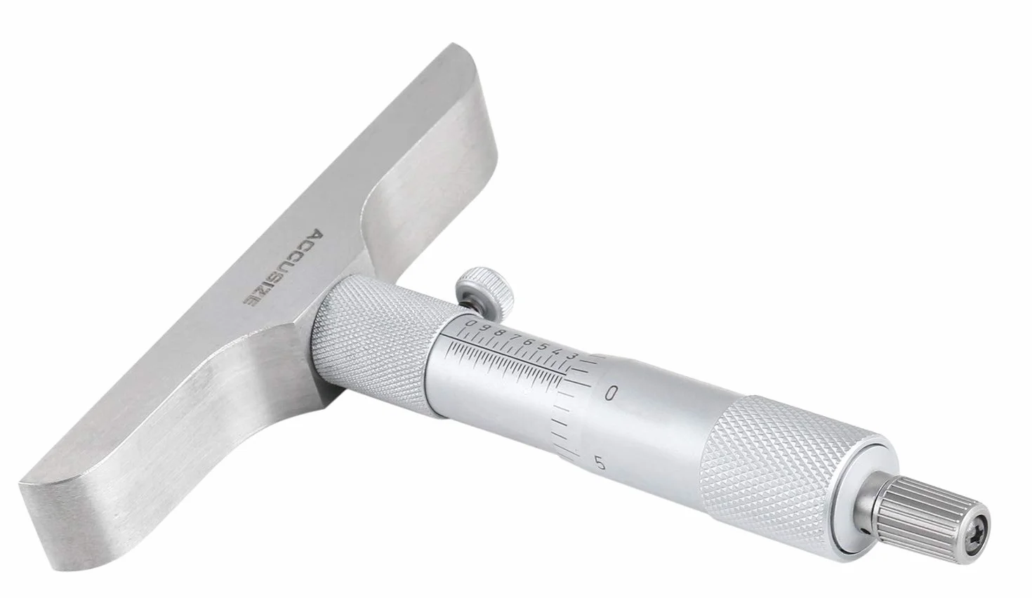 accusize – 6 "Profundidad micrómetros, base de profundidad 4," con 6 varillas en caja de sábana bajera ajustable, # 2025 – 4201