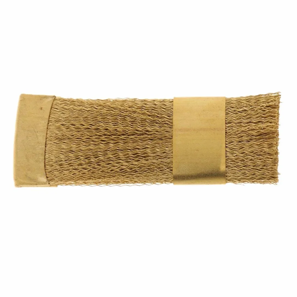 Cepillo Plano de Cobre Latón para Limpiar Fresas