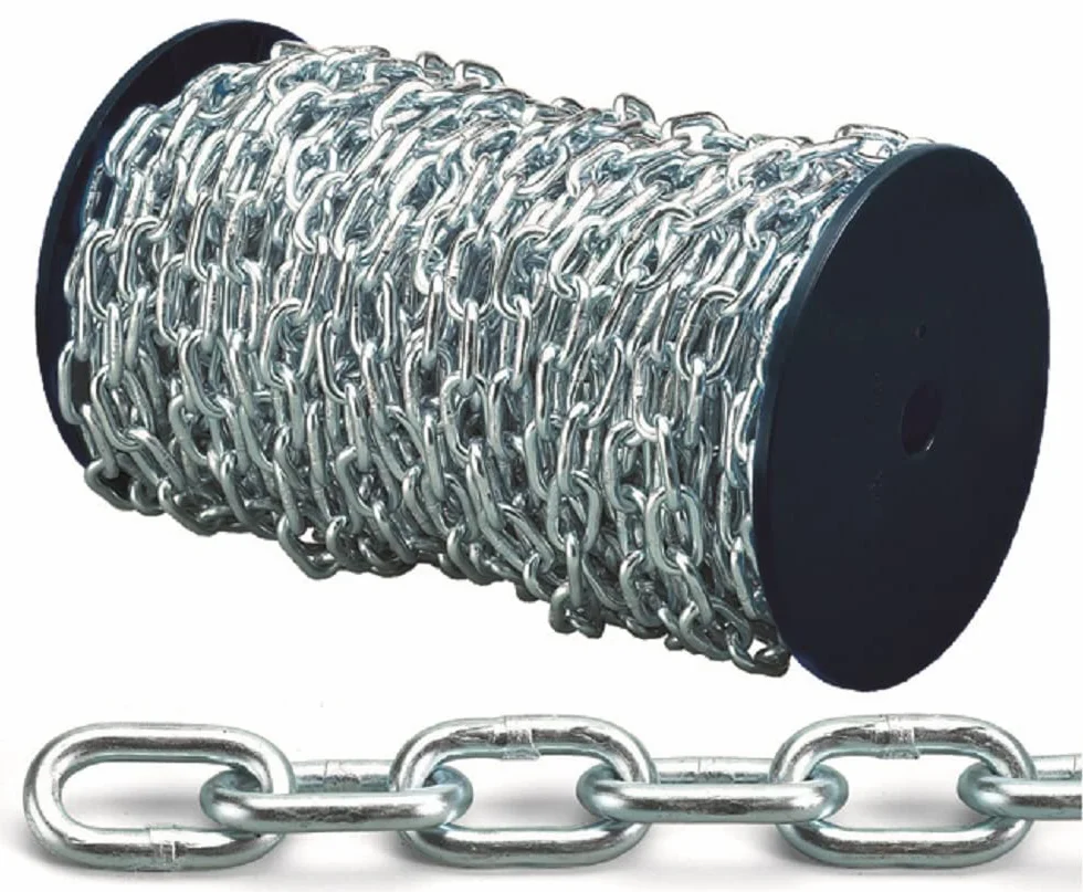 Cadena genovesa comercial galvanizada de 100 m