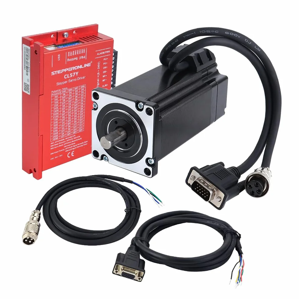 STEPPERONLINE YS Series Kit CNC Motor Paso a Paso de Closed Loop 1 Eje 4,00Nm(566,45oz.in) Motor Nema 24 y Controlador