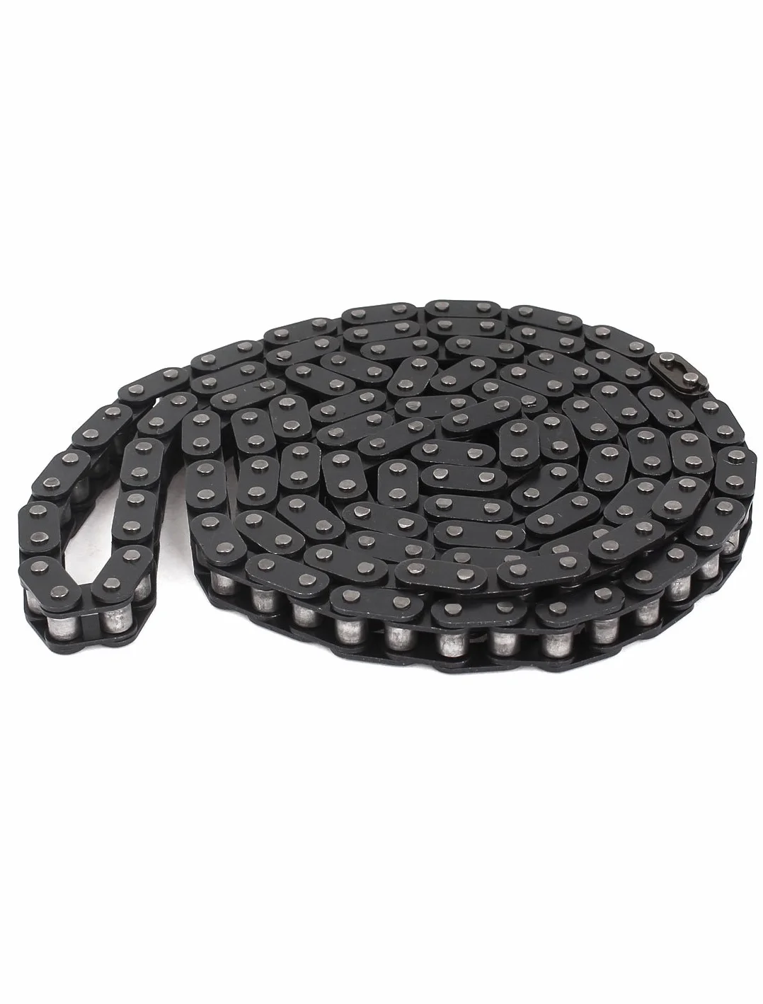 sourcing map Cadena de rodillos 06B 5ft 150cm 3/8" Paso 160 Enlaces remachada Industrial