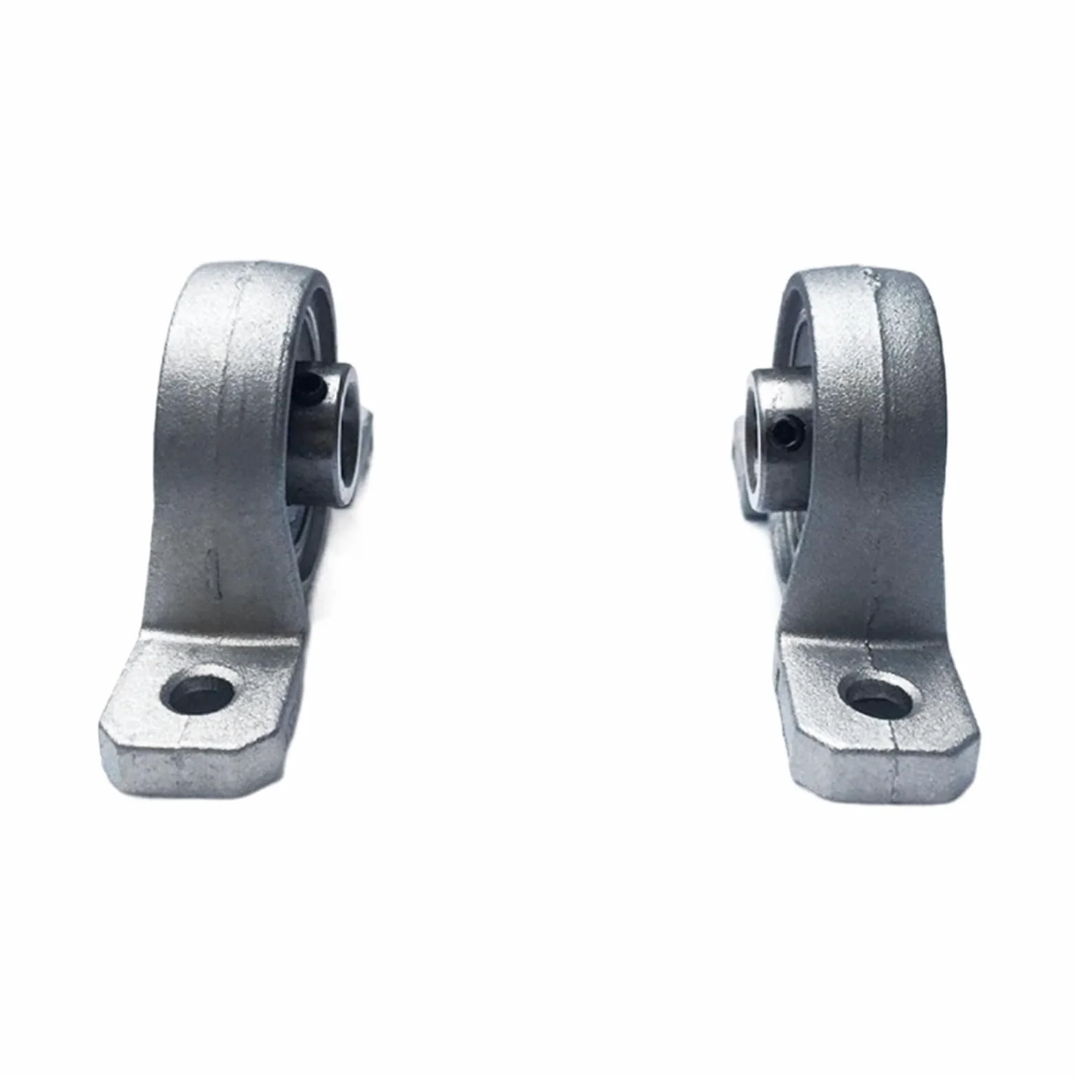 Rodamiento de Bloque de Almohada, Paquete de 4 carcasas de bloque de almohada de asiento de cojinete de aleación de zinc for eje lineal de 8-35 mm(KP005 25mm)