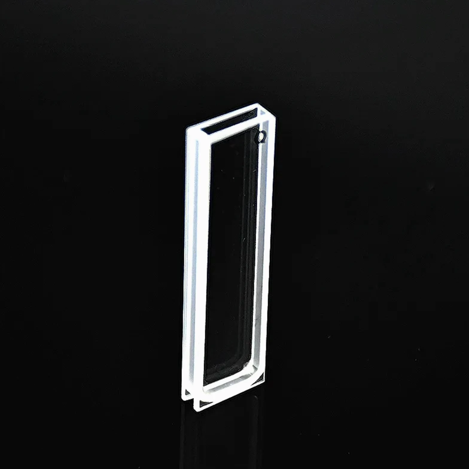 Laboratorio de óptica científica, Celdas de absorción de cuarzo de 3 mm, cubeta de cuarzo de 1,0 ml for espectrofotómetro, tecnología de sinterización de frita, paquete de 2