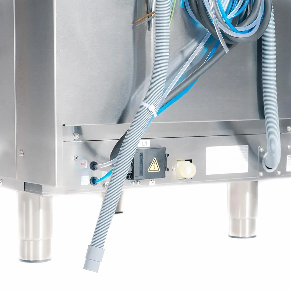 Cleiton® lavavajillas industrial hosteleria | 50x50 | 2 Programas de lavado | 10800W | Lavado en 2 minutos | 728x816x1505 mm | Bombas Abrillantador Detergente y Desagüe