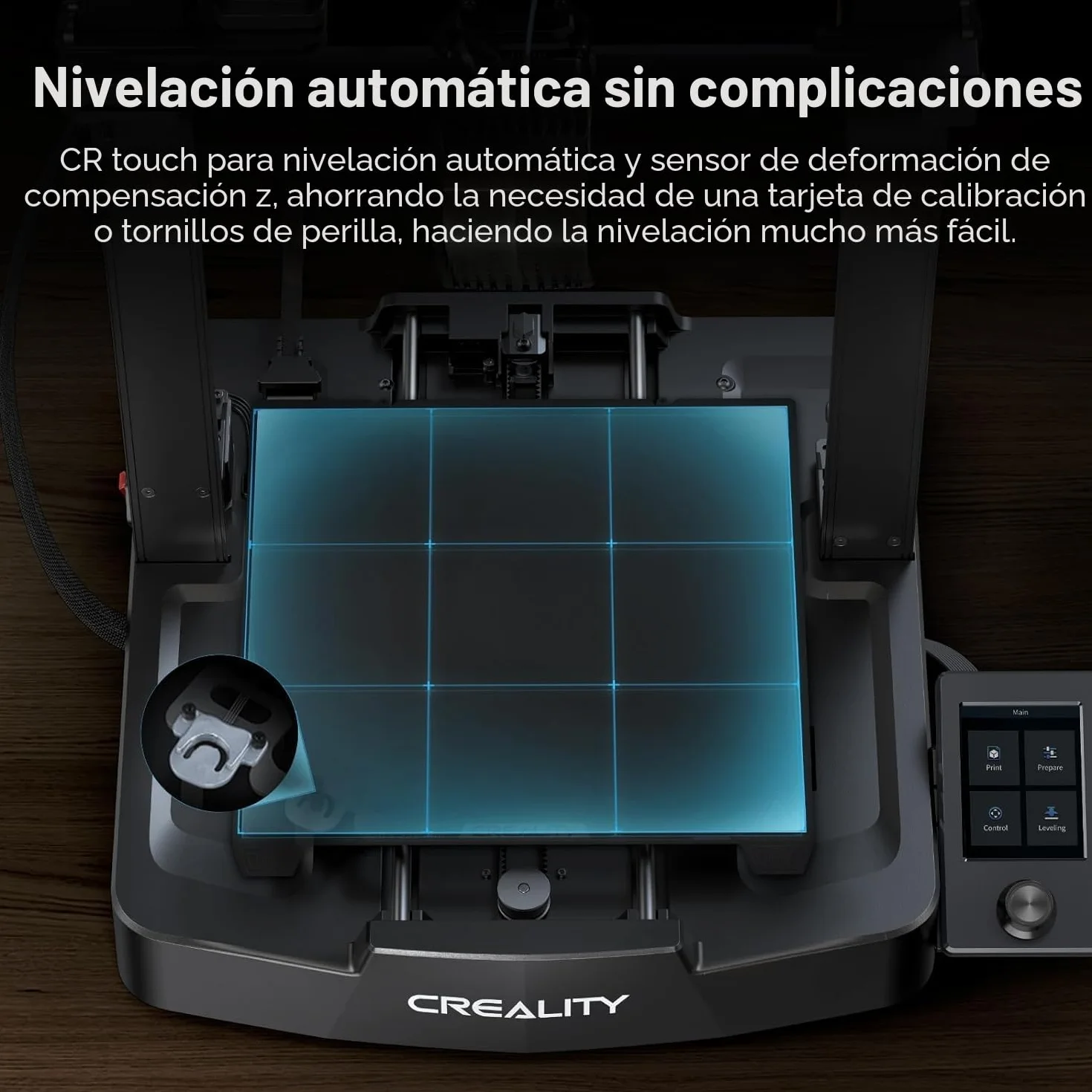 Creality Ender-3 V3 SE Impresora 3D Velocidad de Impresión 250mm/s Más Rápida, Impresora 3D con CR Touch y Nivelación Automática Montaje Rápido 220x220x250mm Compatible con PLA/TPU/PETG