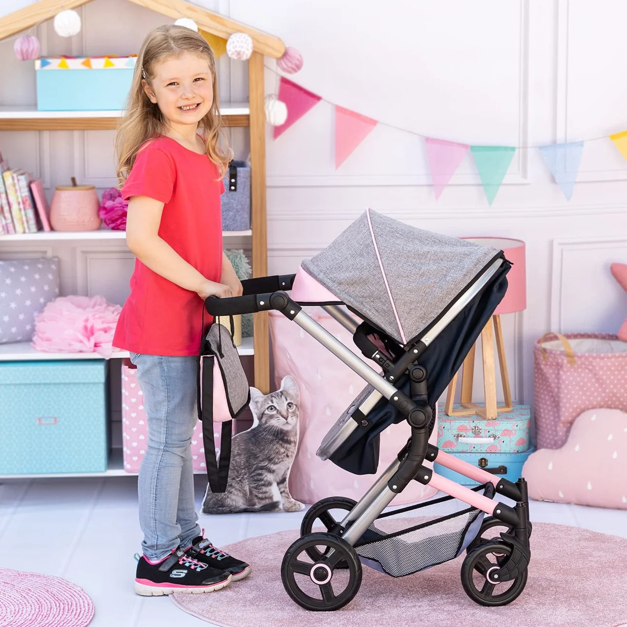 Bayer Design 18427AA Neo Vario Cochecito de Muñecas Carrito Bolsa