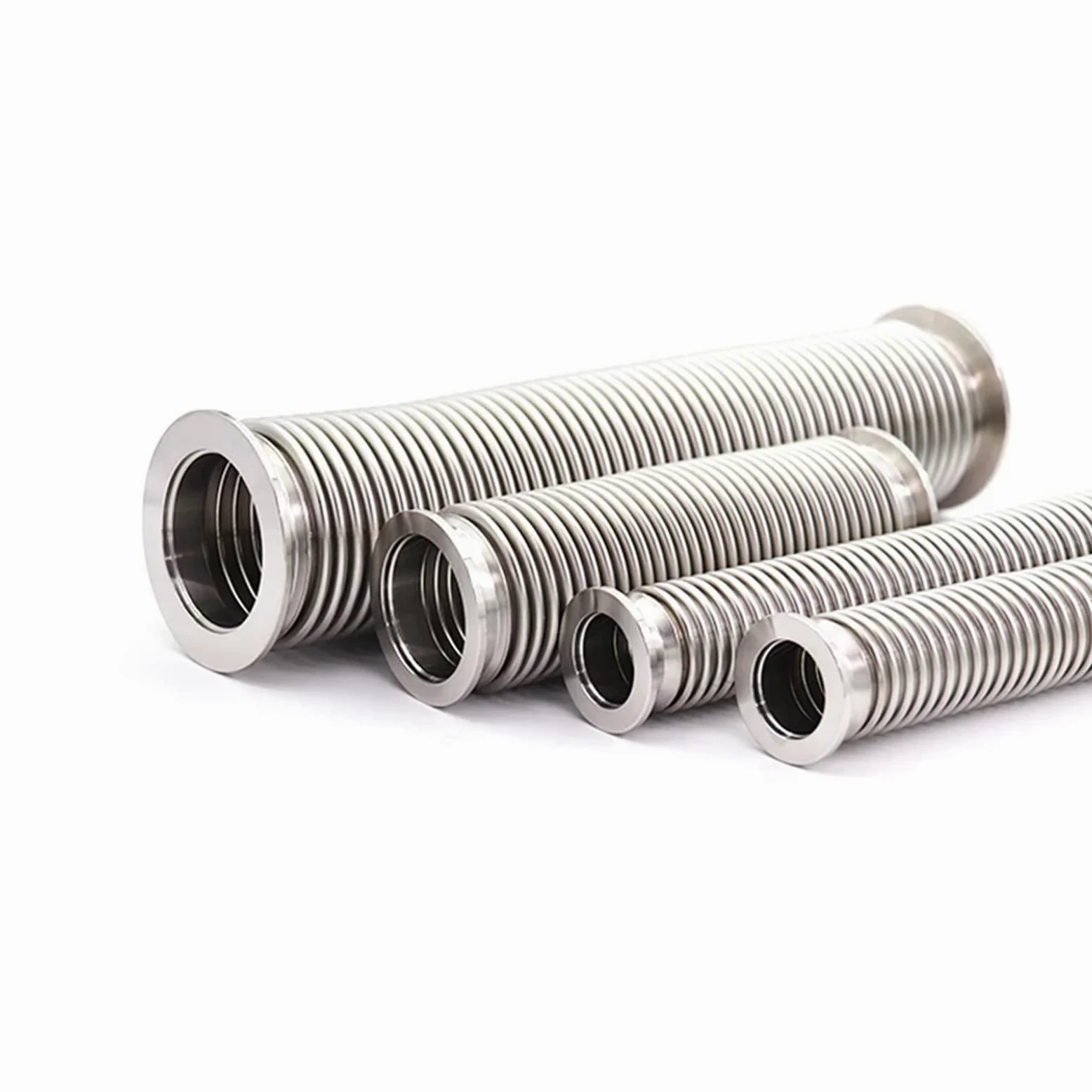 Accesorio de tubería de manguera Flexible de fuelle de vacío de acero inoxidable 304 for KF16, KF25, KF40, KF50-100-1000mm de longitud, 1 Uds.(KF25 500mm Soft)
