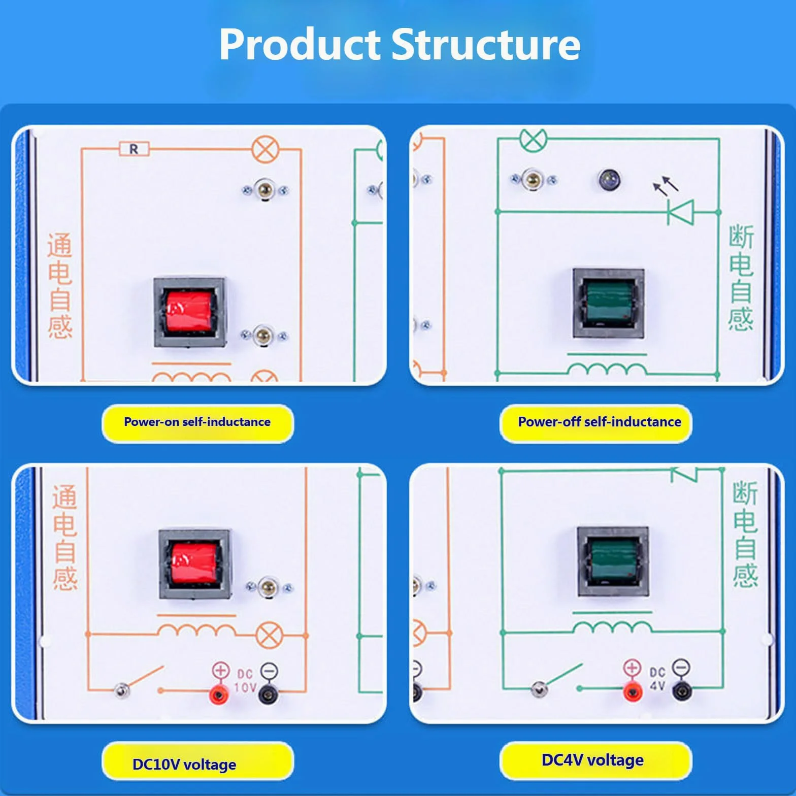 Herramienta educativa dispositivo de inducción electromagnética para laboratorios escolares con características demostrador de inducción electromagnética para experimentos de física