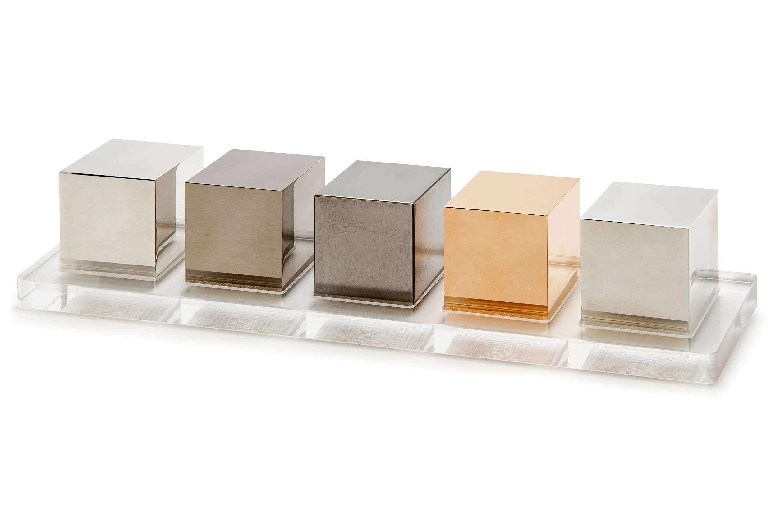Fantástico cubo de tungsteno de 38,1mm (1.5´). Grabado láser. Parte del set de 5 metales: W-Cu-Ti-Al-Mg