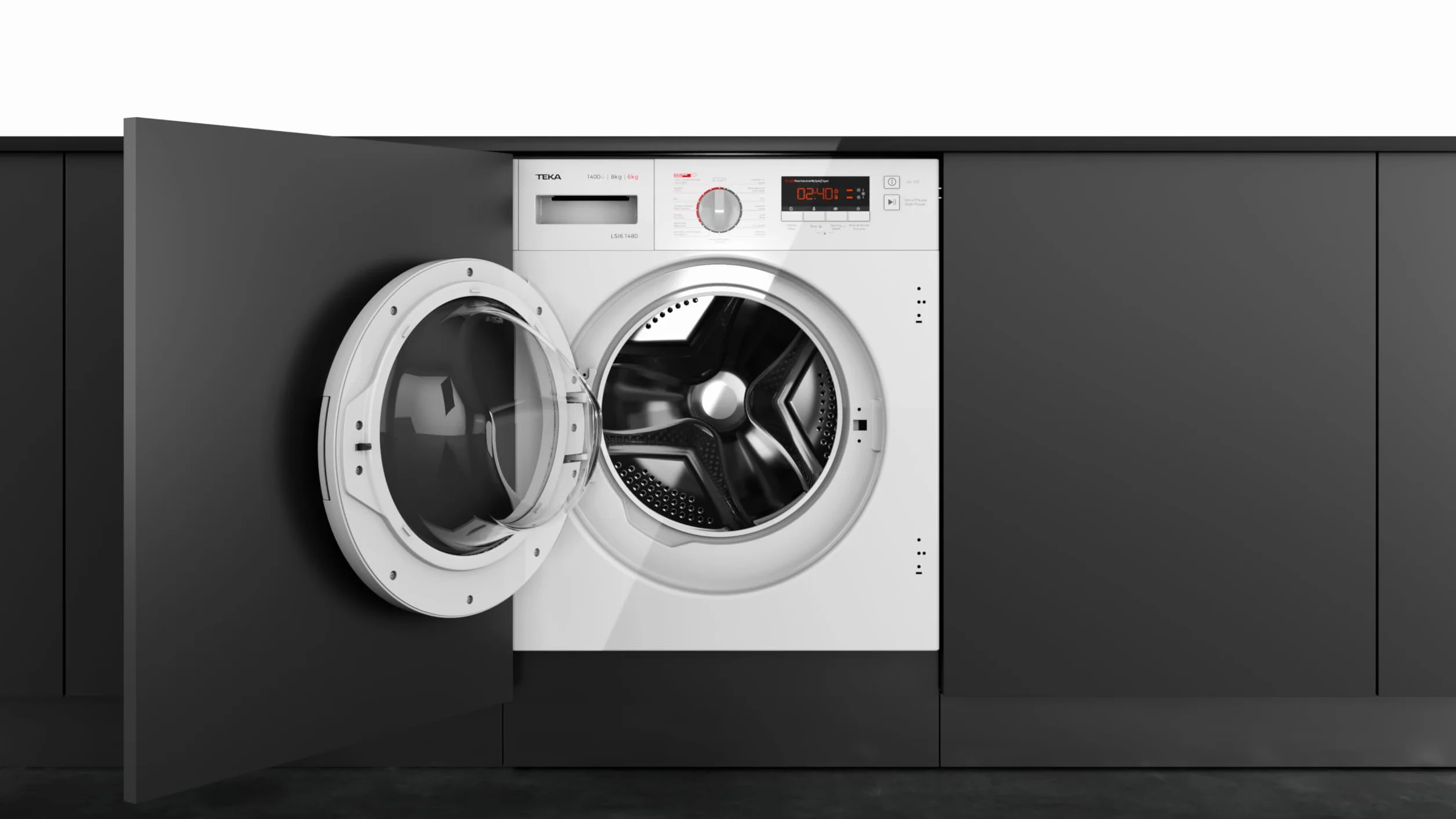 TEKA LSI6 1480 Lavadora-Secadora Integrable 8 kg 6 kg 1400 RPM 16 Programas