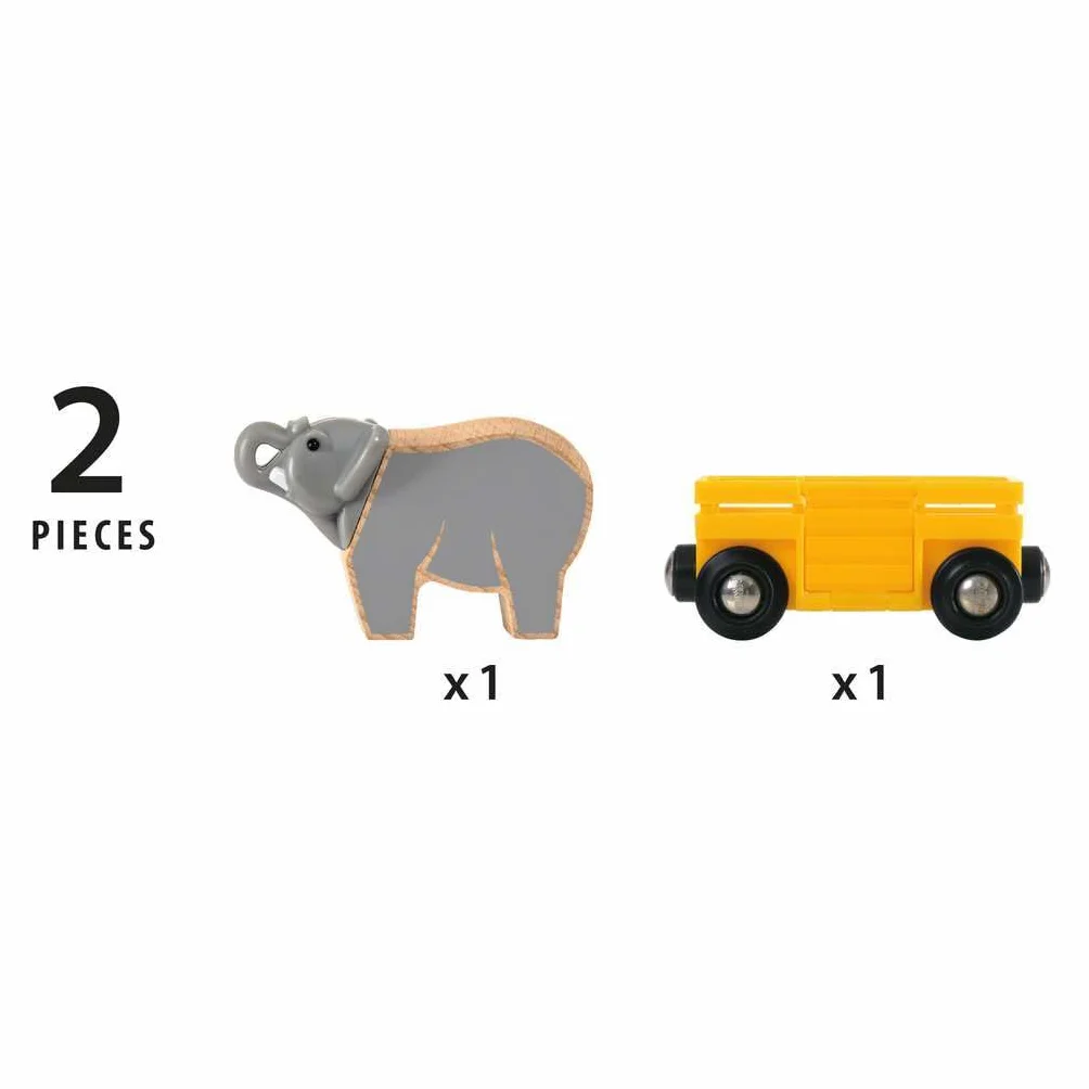 BRIO Remolque con Elefante 33969