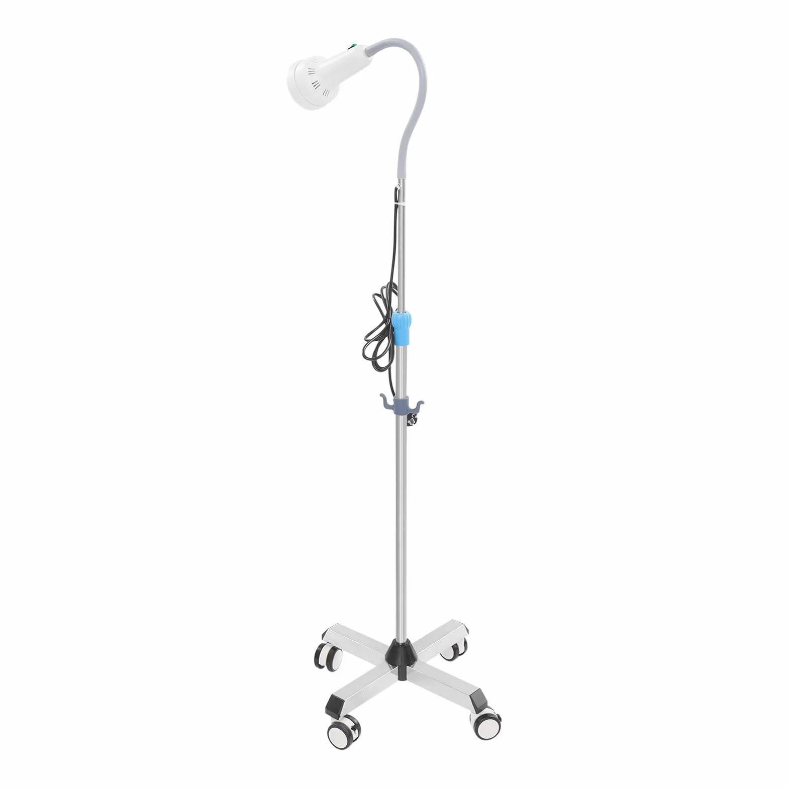 Lámpara de examen de altura ajustable, 30 W, LED, examen médico quirúrgico, lámpara giratoria de 360°, para ginecología, ambulancia, estomatología, hno
