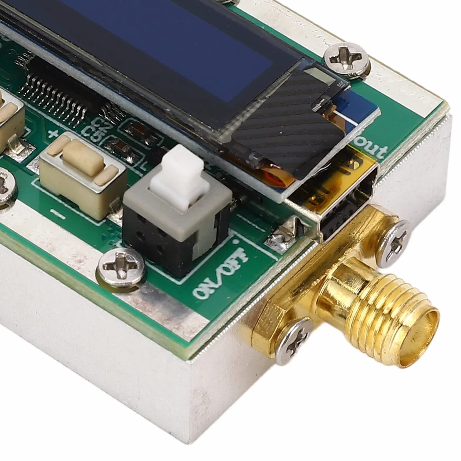 Atenuador RF Programable 1-3800MHz 0-31dB Paso Interfaz RP SMA MiniUSB 5V