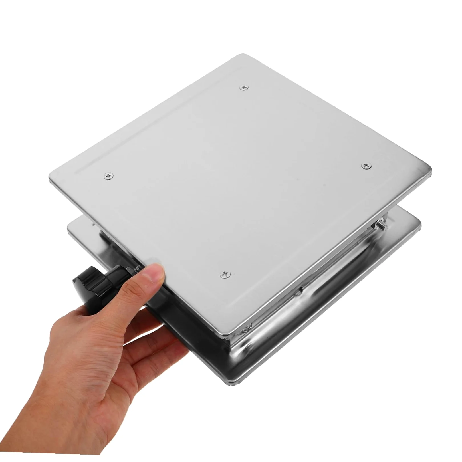 Plataforma Elevadora Manual de Acero Inoxidable Mini Gato de Laboratorio Soporte de Elevación para Experimentos el Aula