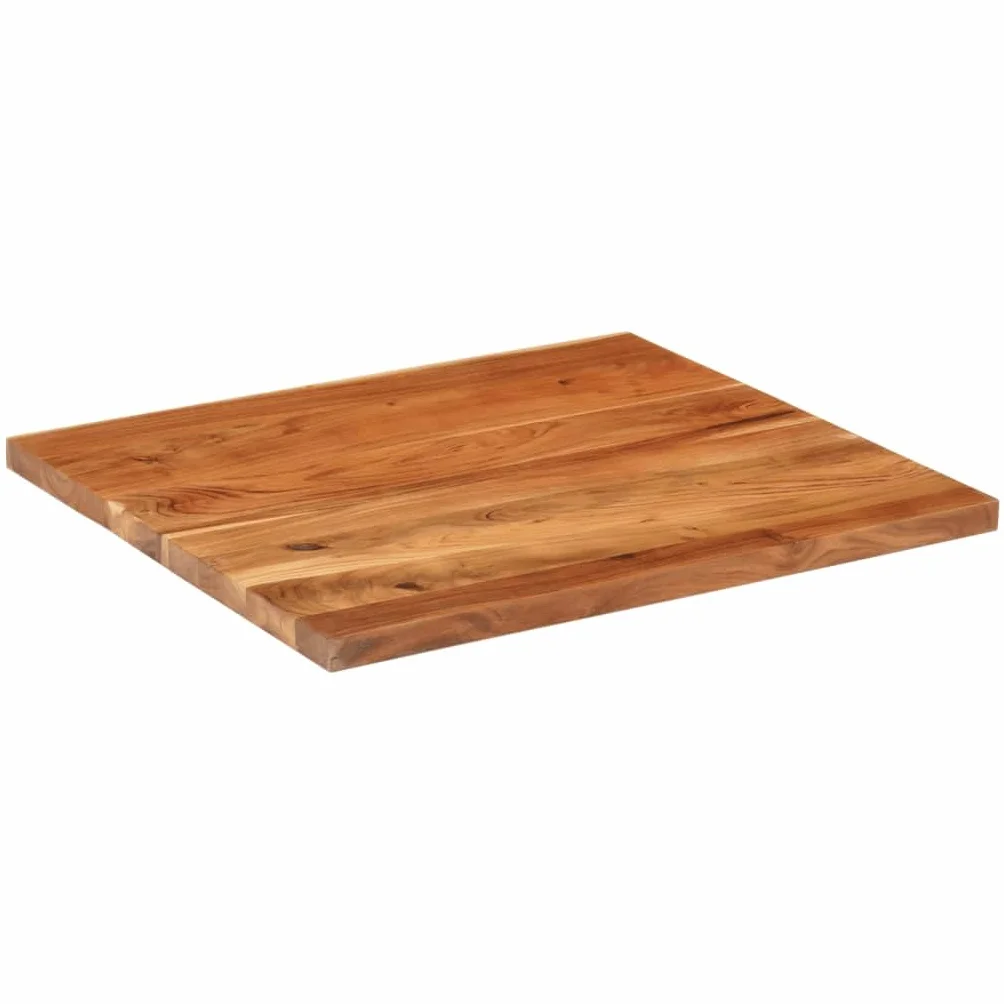 vidaXL Tablero de Mesa Rectangular Madera Maciza Acacia 90x80x3,8 cm, Superficie de Mesa, Tablero de Mesa de Madera, Tablero de Mesa de Centro