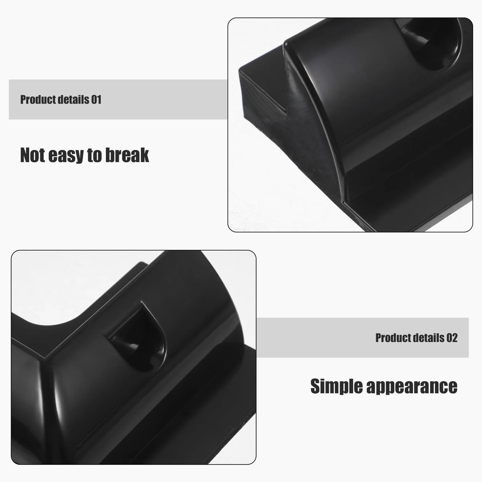 Soporte para Panel Solar Rv sin Taladro Montaje Fácil con Estructura Ventilada Resistente y Seguro Kit para Caravanas y Color Negro