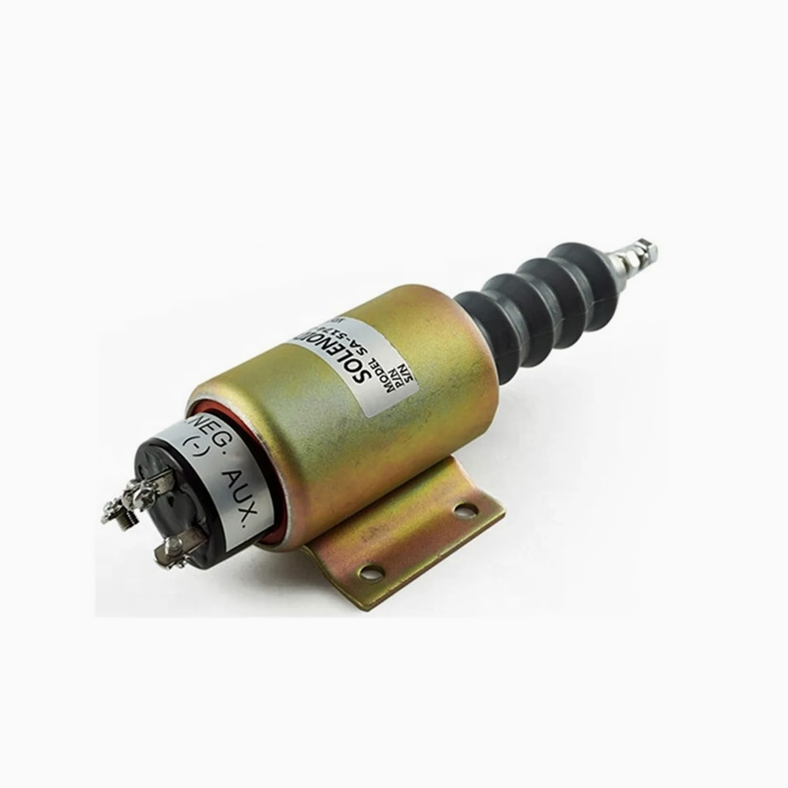 solenoides Solenoide de Parada de Apagado de Combustible de Bobina de Piezas de Motor diésel SA-5174-12 12V/24V SA-3838-24 (Color : 24V)